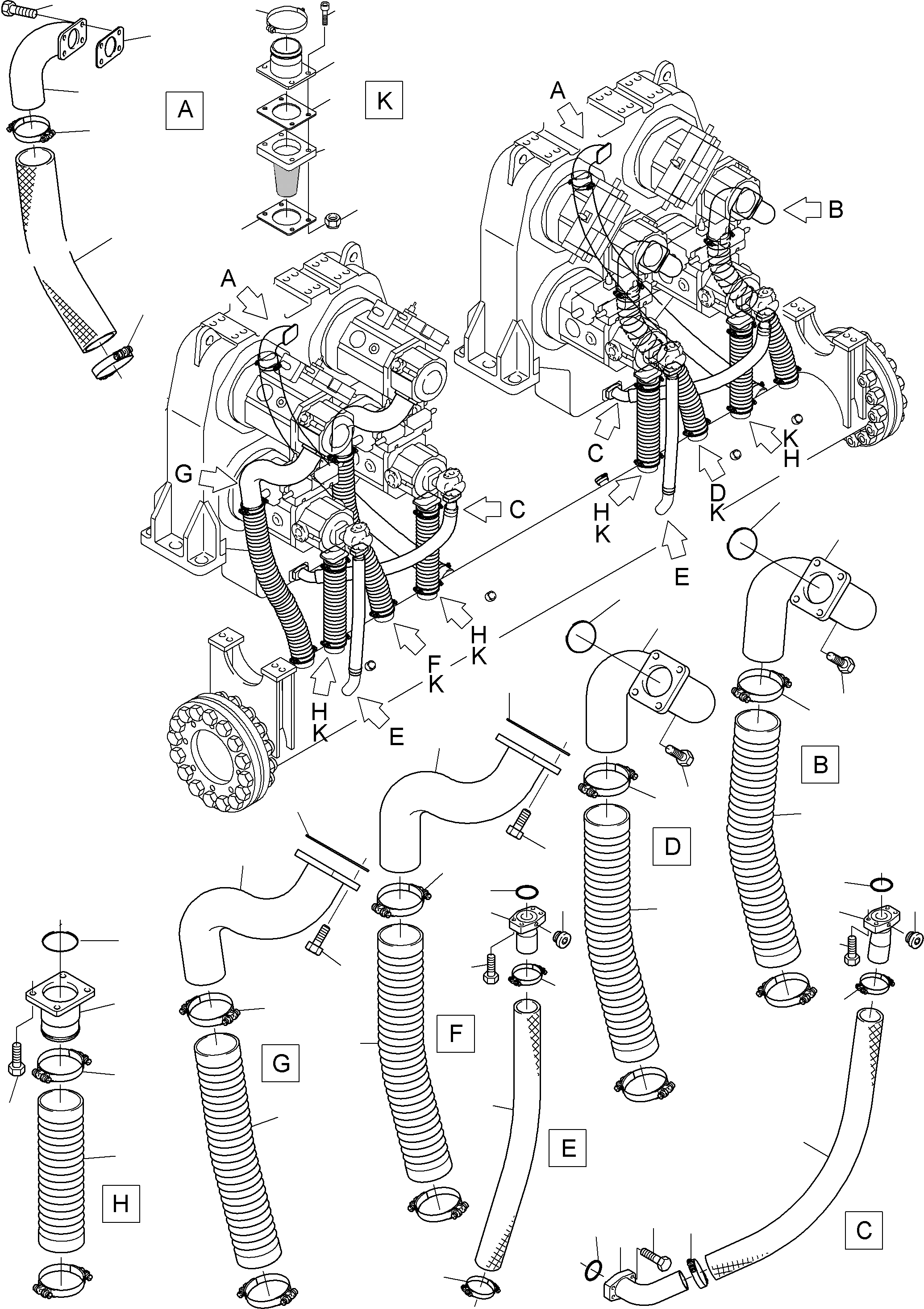 Хомут 519 666 98 KOMATSU