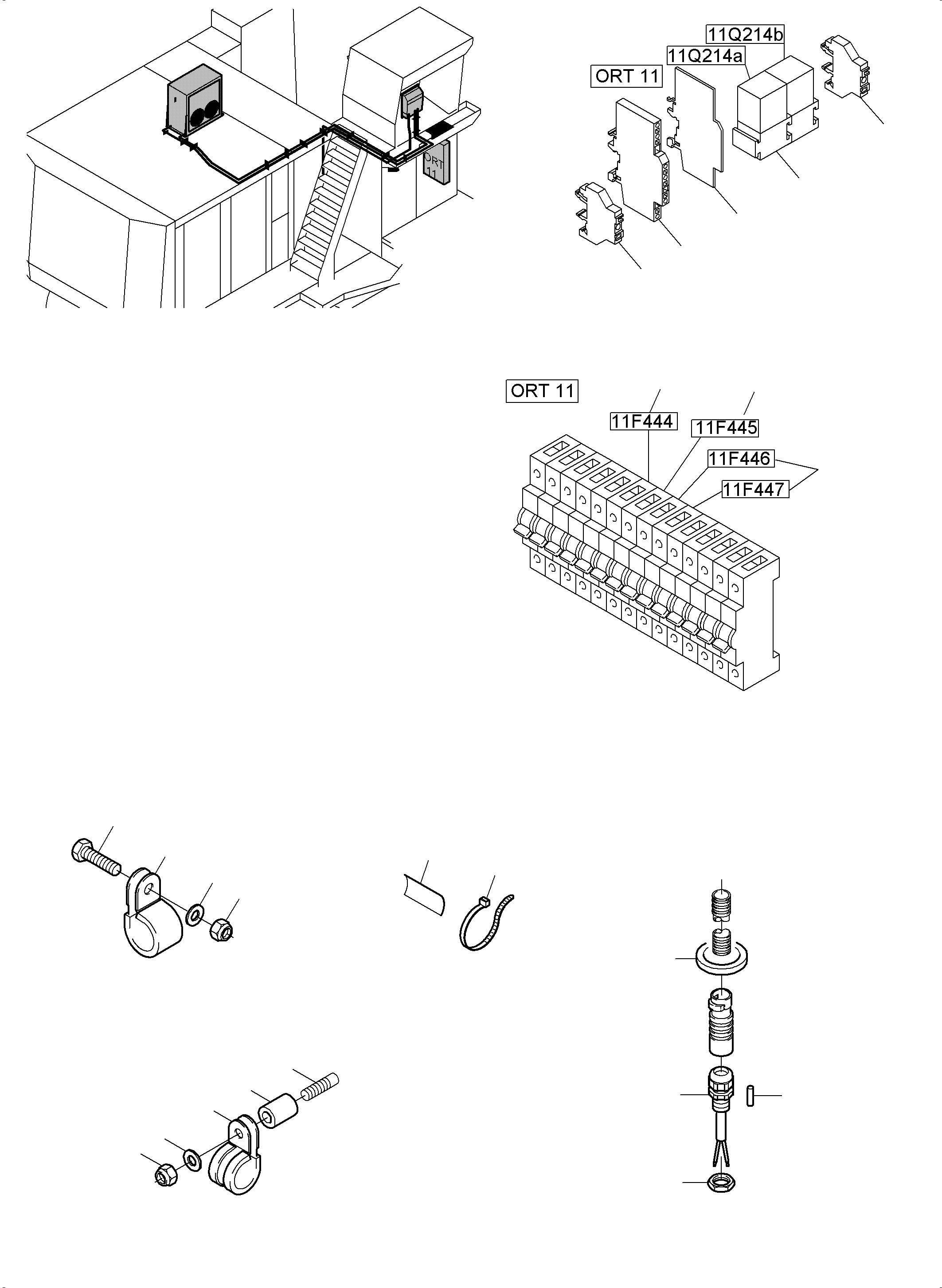 Резьбовой штифт 509 856 98 KOMATSU