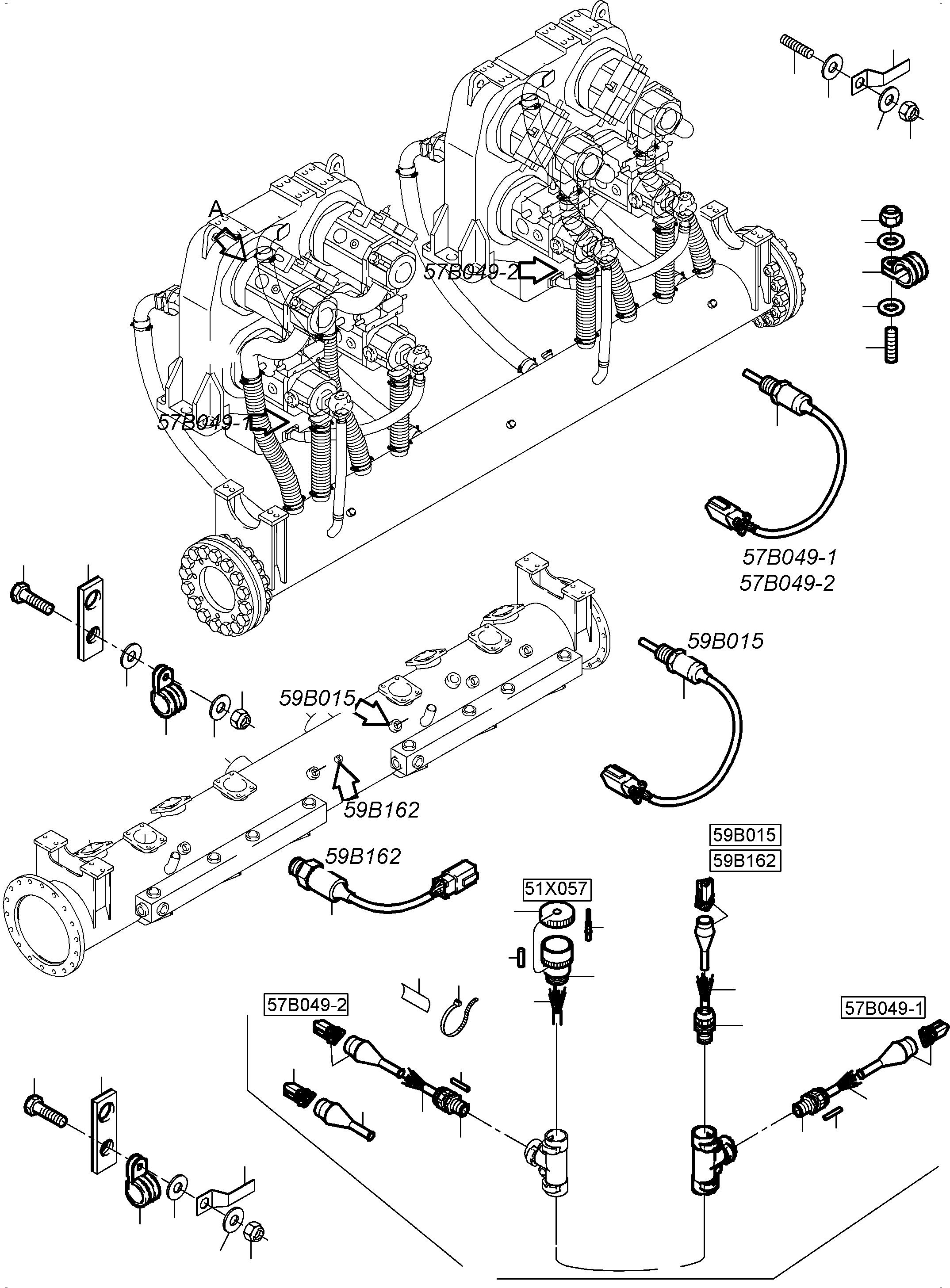 Фиксатор 961 121 40 KOMATSU