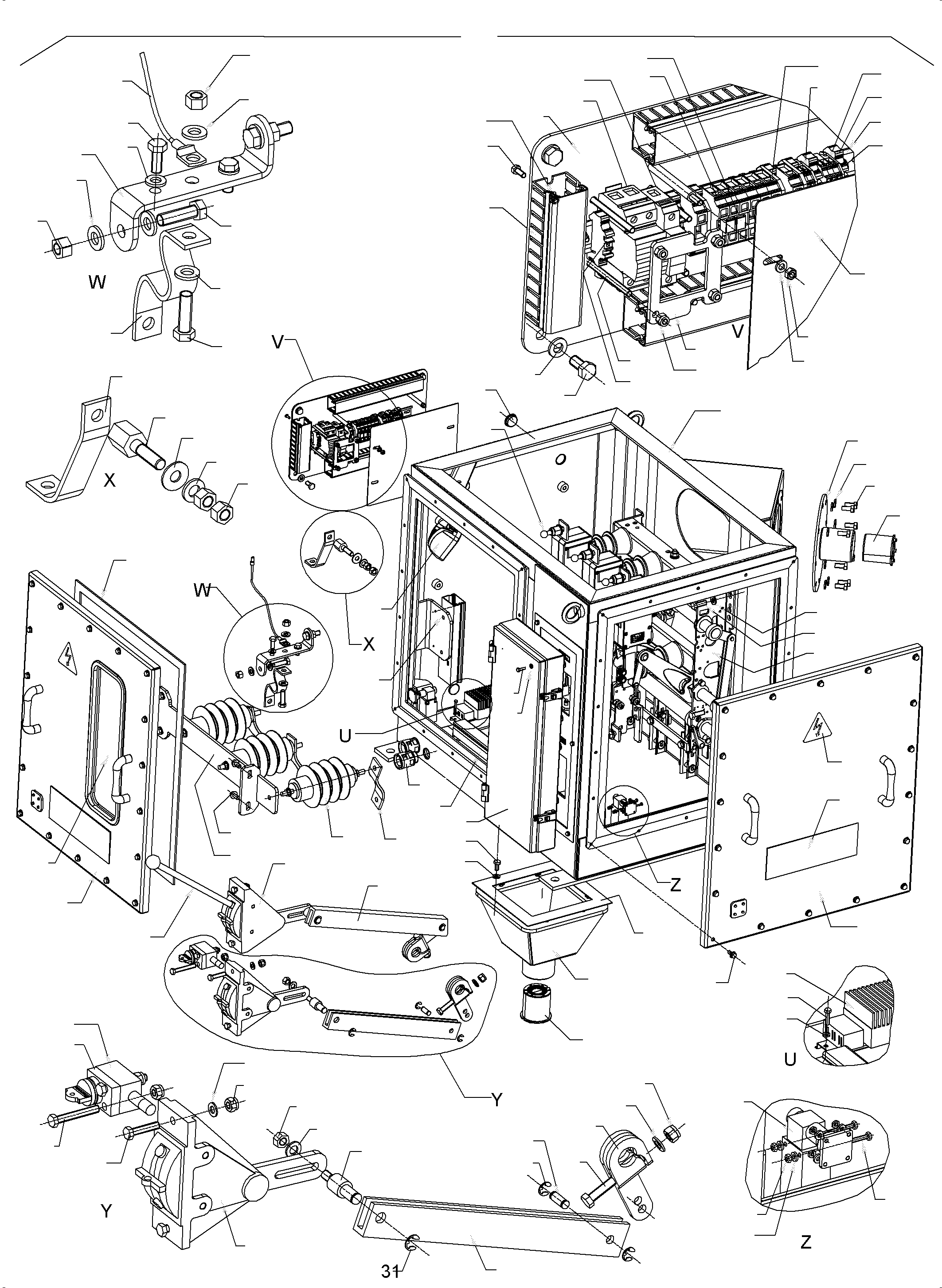 Connection box assy. 790 901 73 KOMATSU