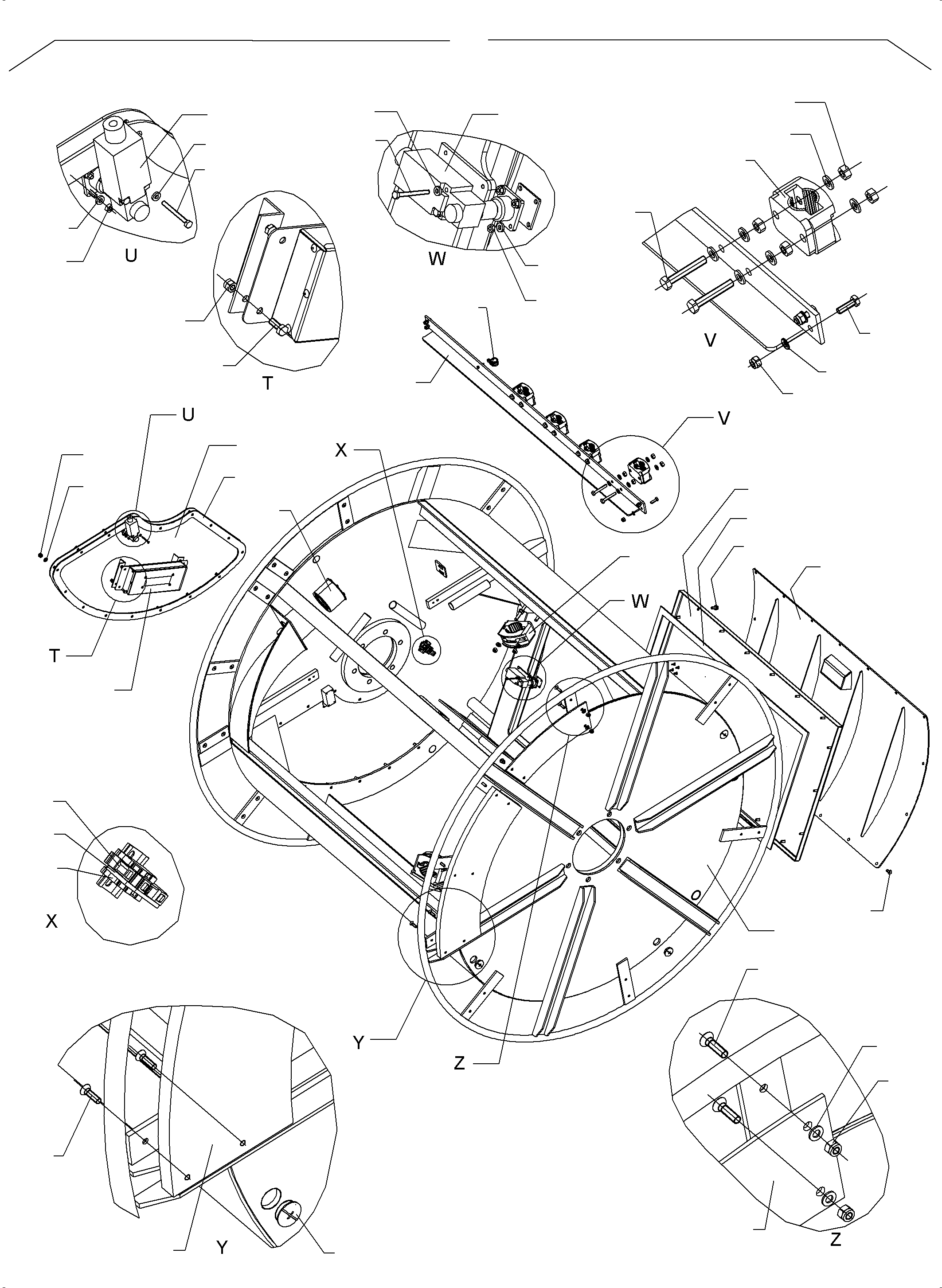 Drum assy. 790 902 73 KOMATSU