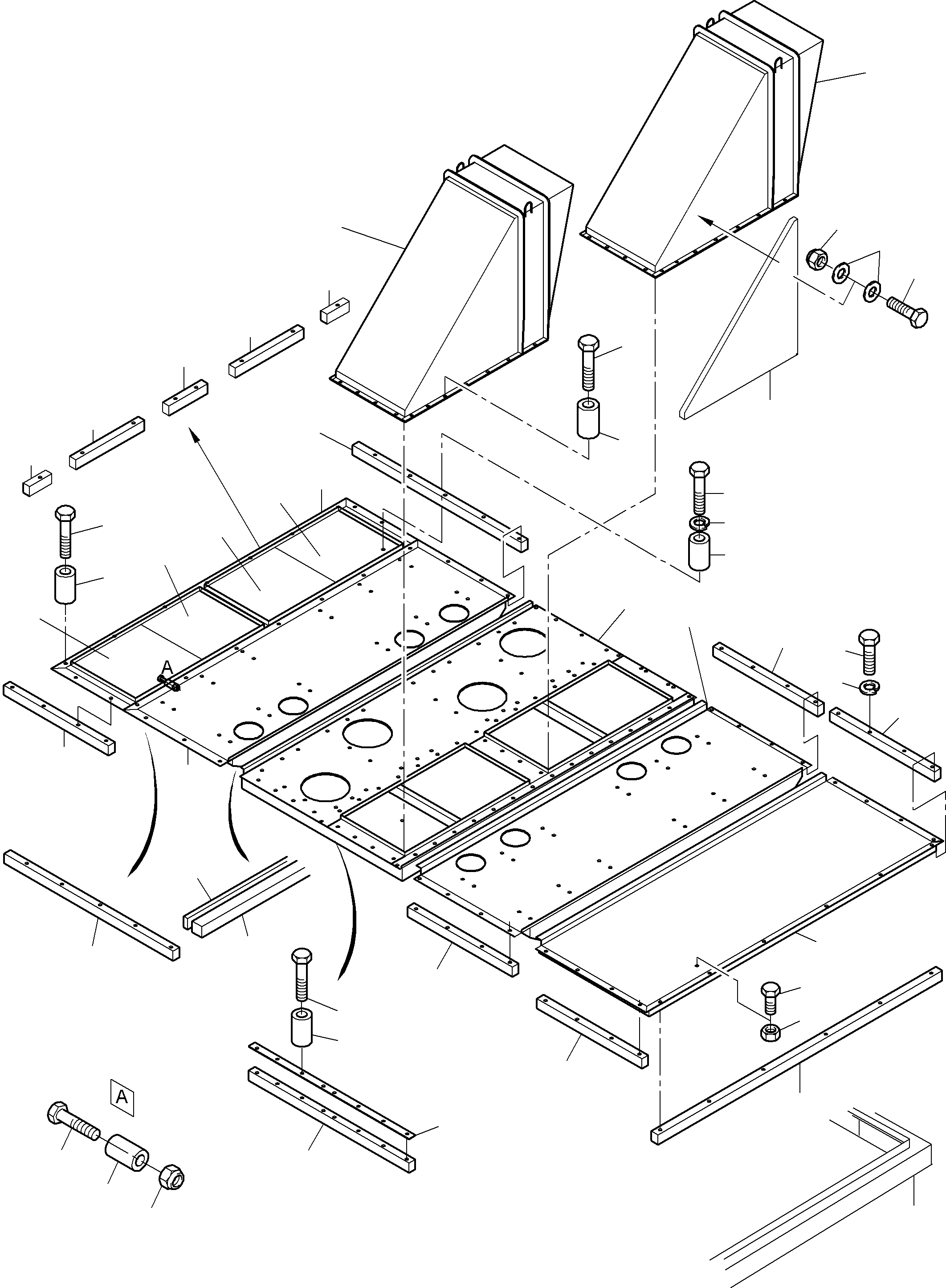 Roof element 958 175 40 KOMATSU