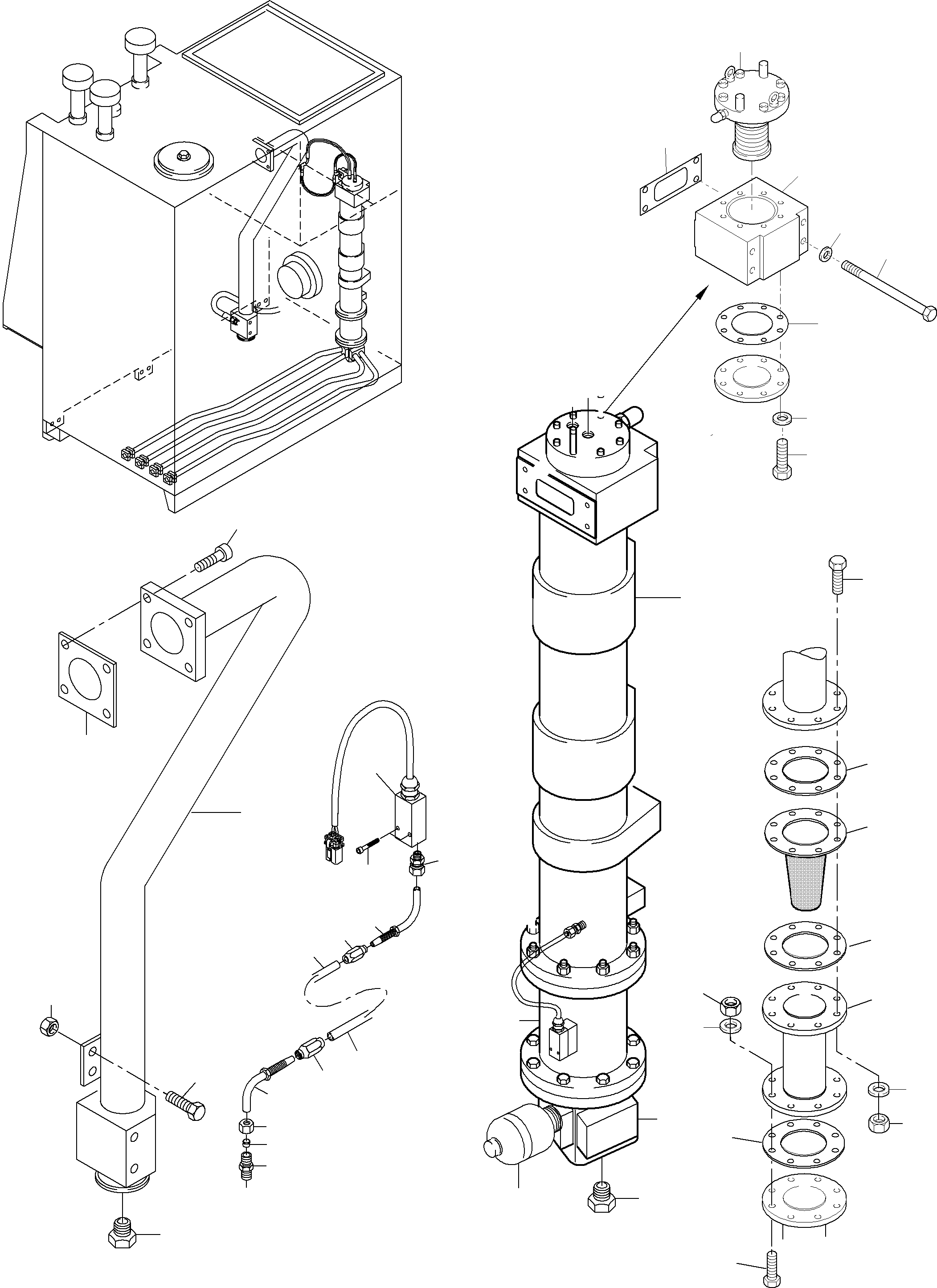 Header assy. fig.-no.01-13 928 312 40 KOMATSU