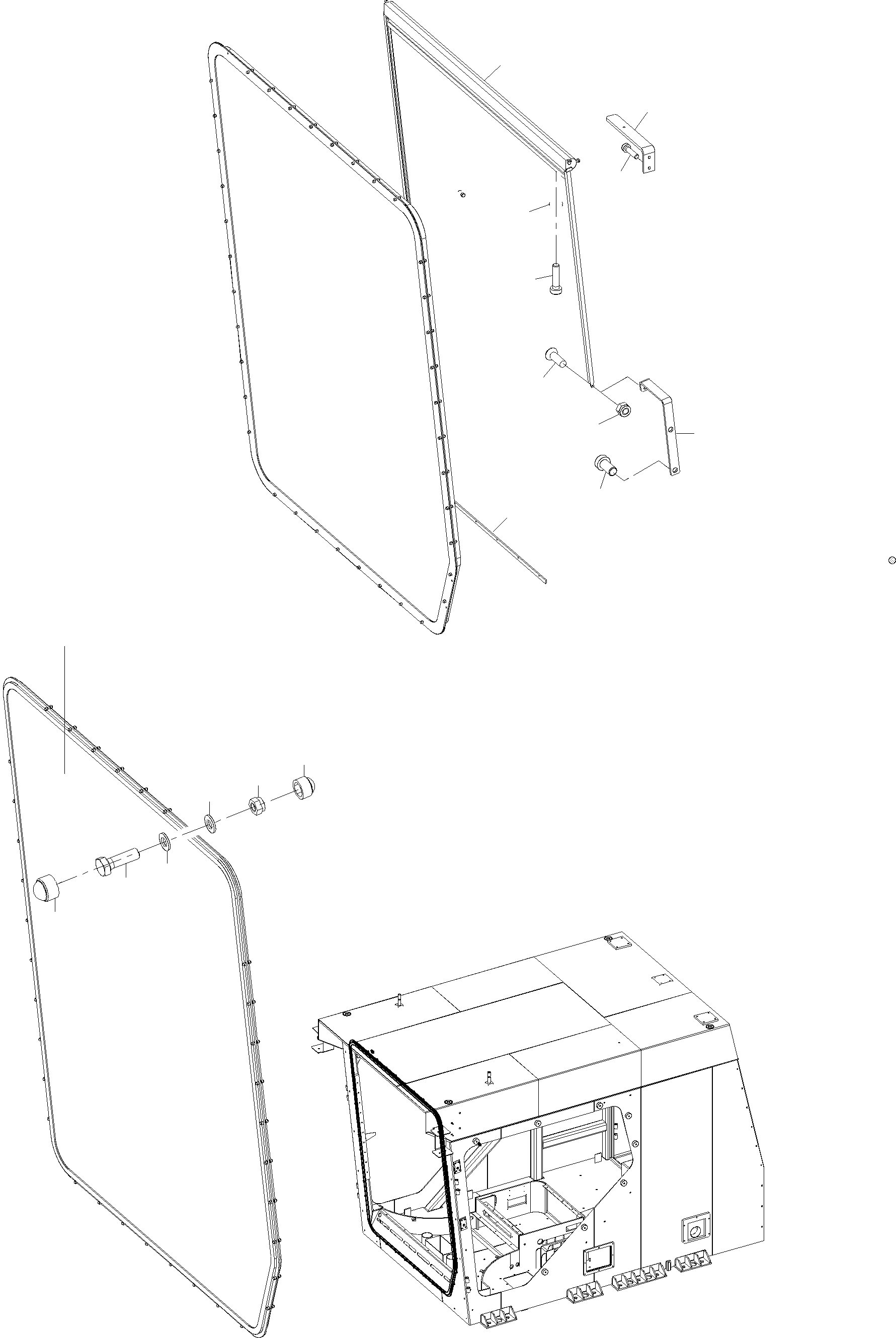 Front window 797 959 73 KOMATSU
