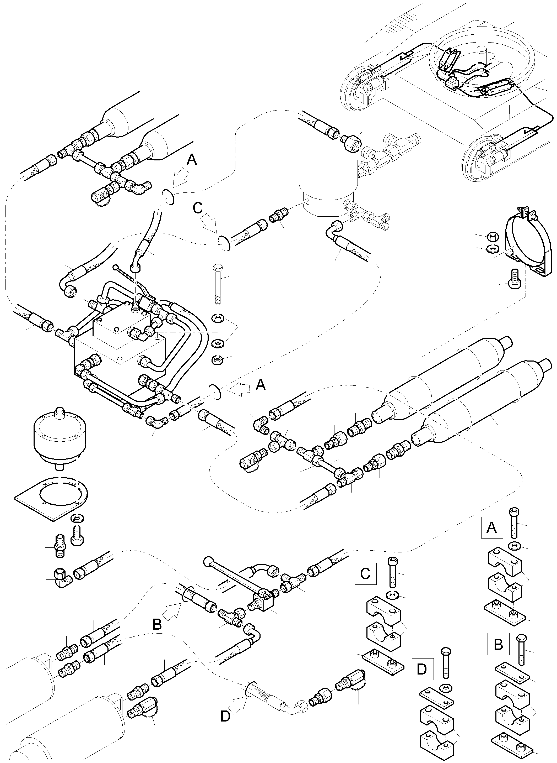 Accumulator TT 965 854 40 KOMATSU