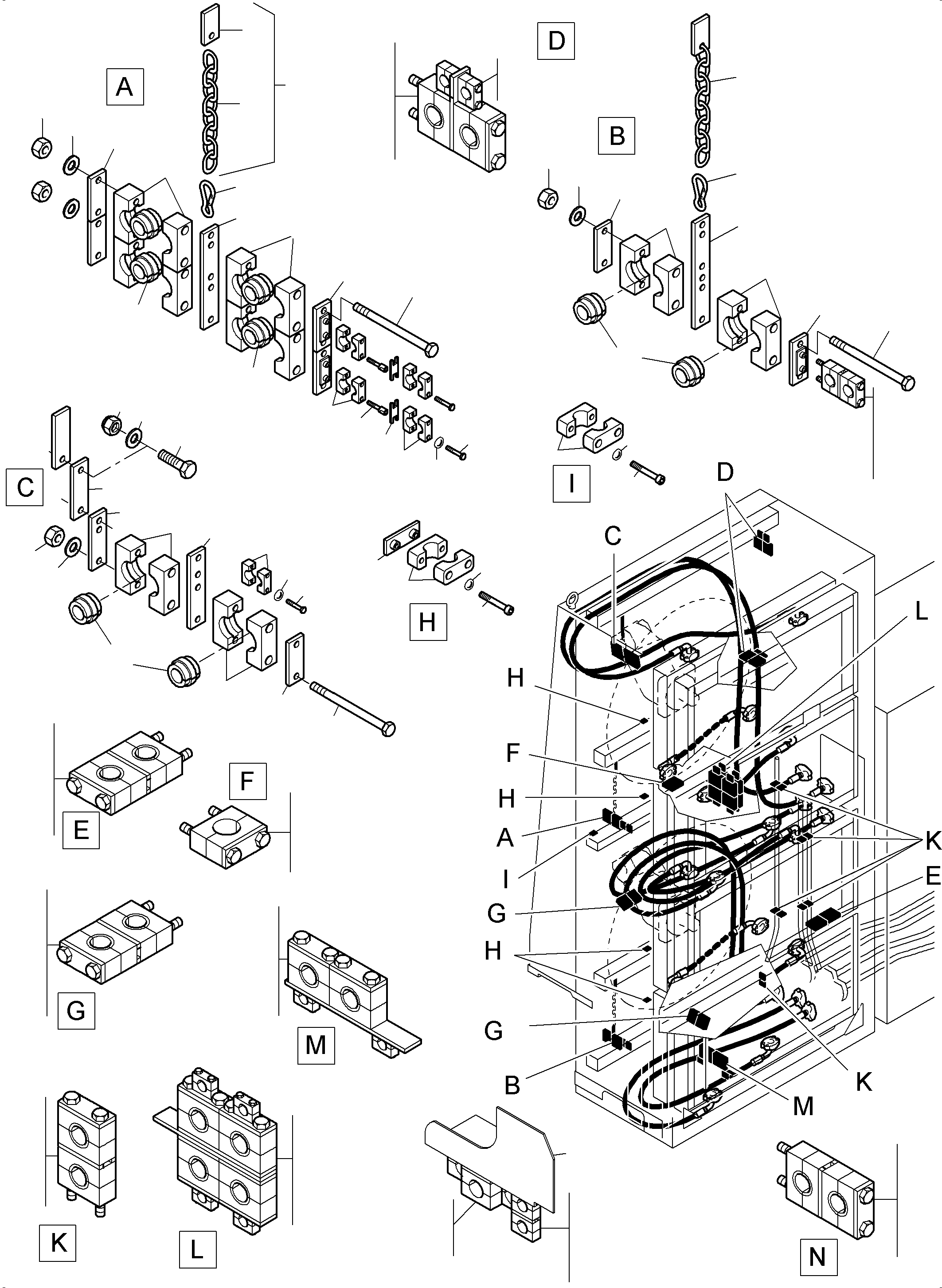 Фиксатор 962 057 40 KOMATSU
