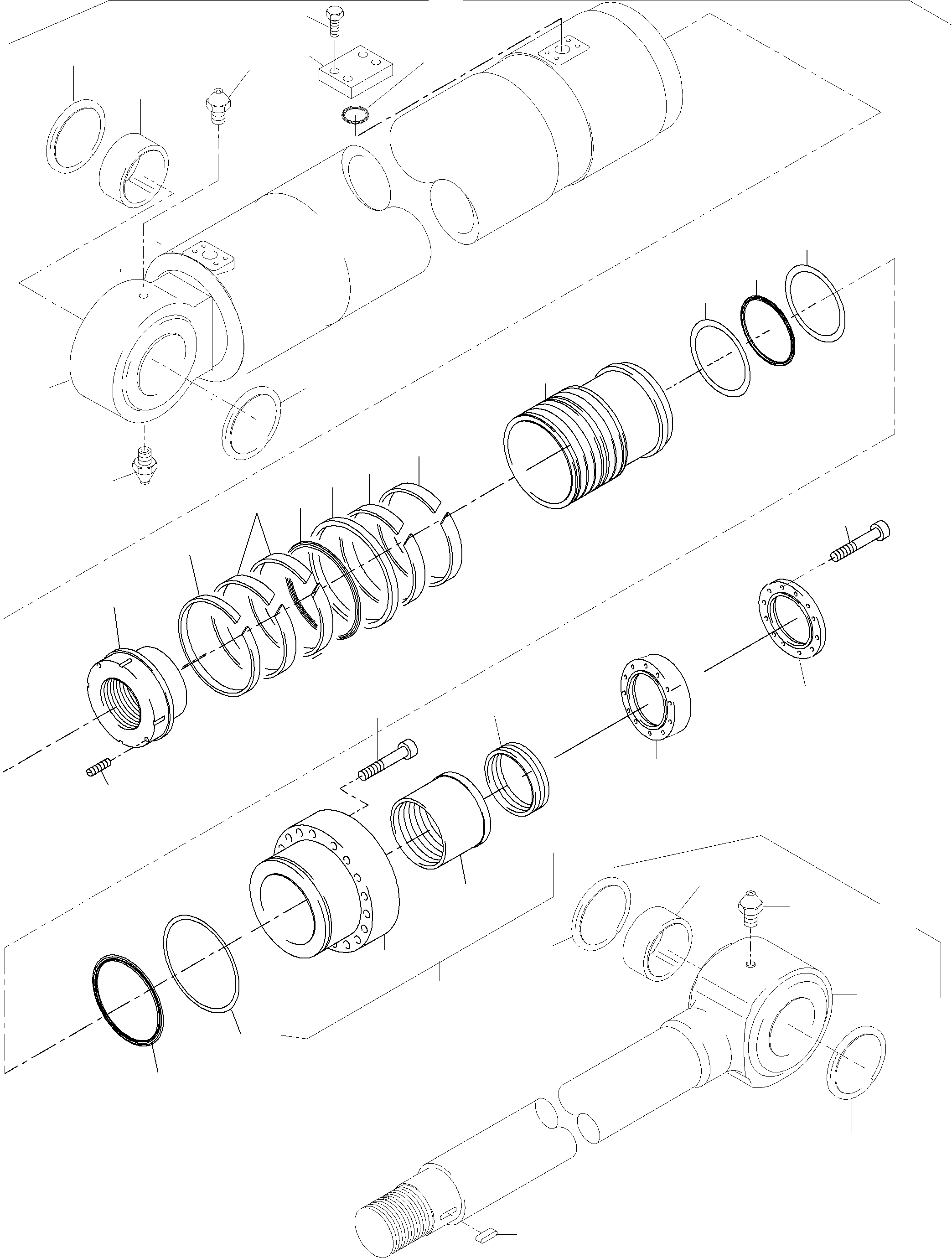 Seal kit split 798 232 73 KOMATSU