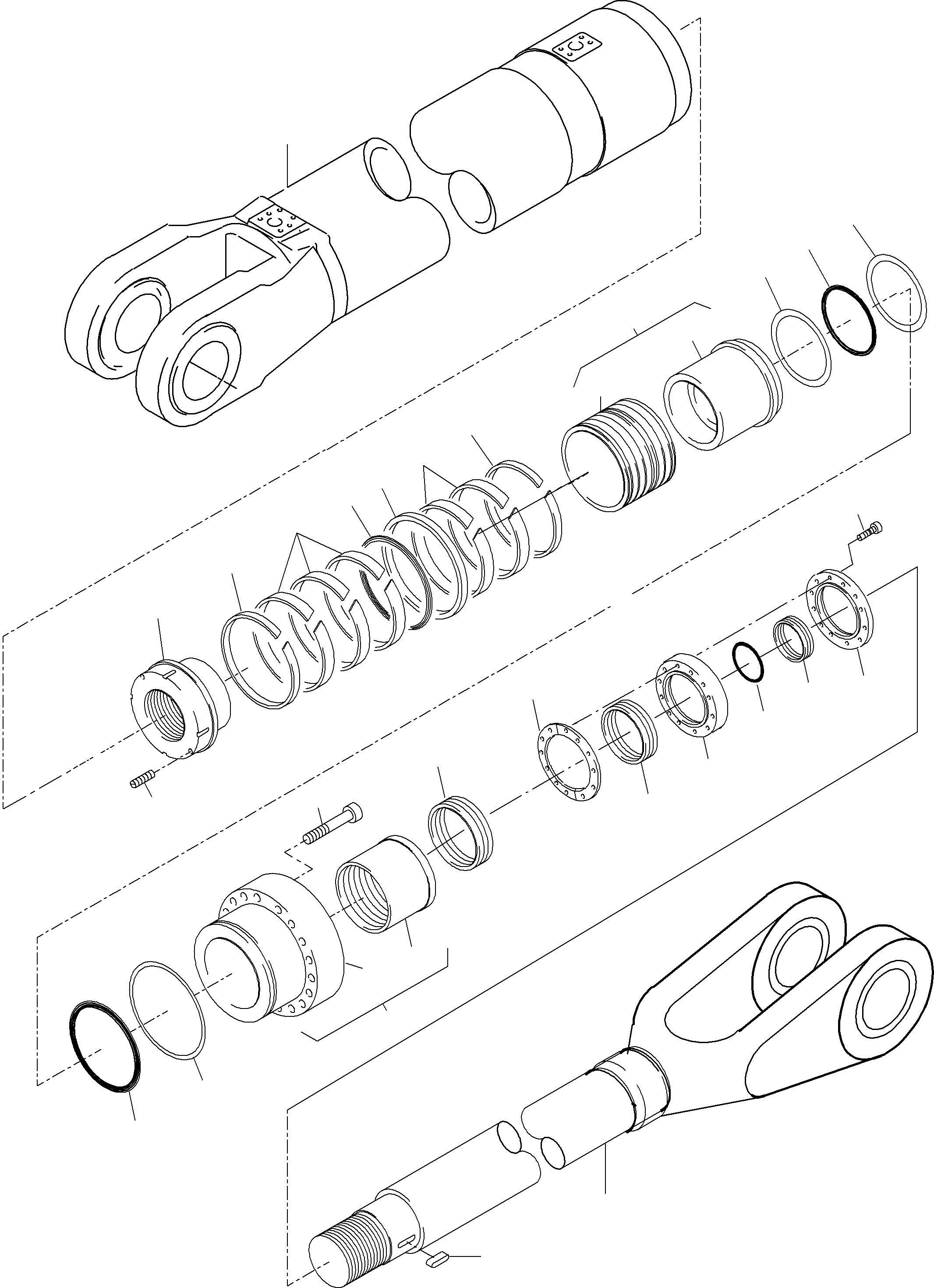 Шток поршня 964 970 40 KOMATSU