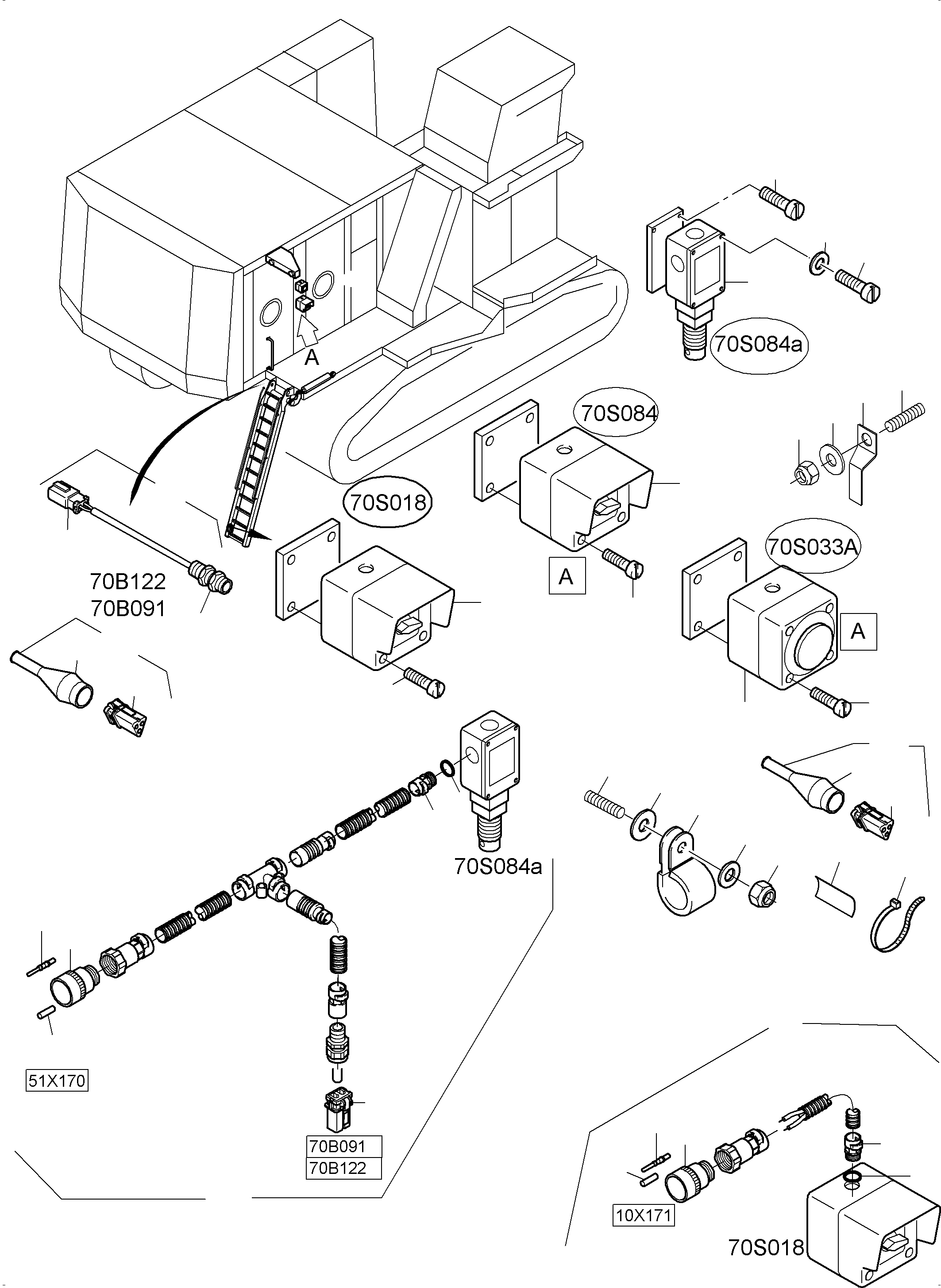 Harness Ladder 966 525 40 KOMATSU