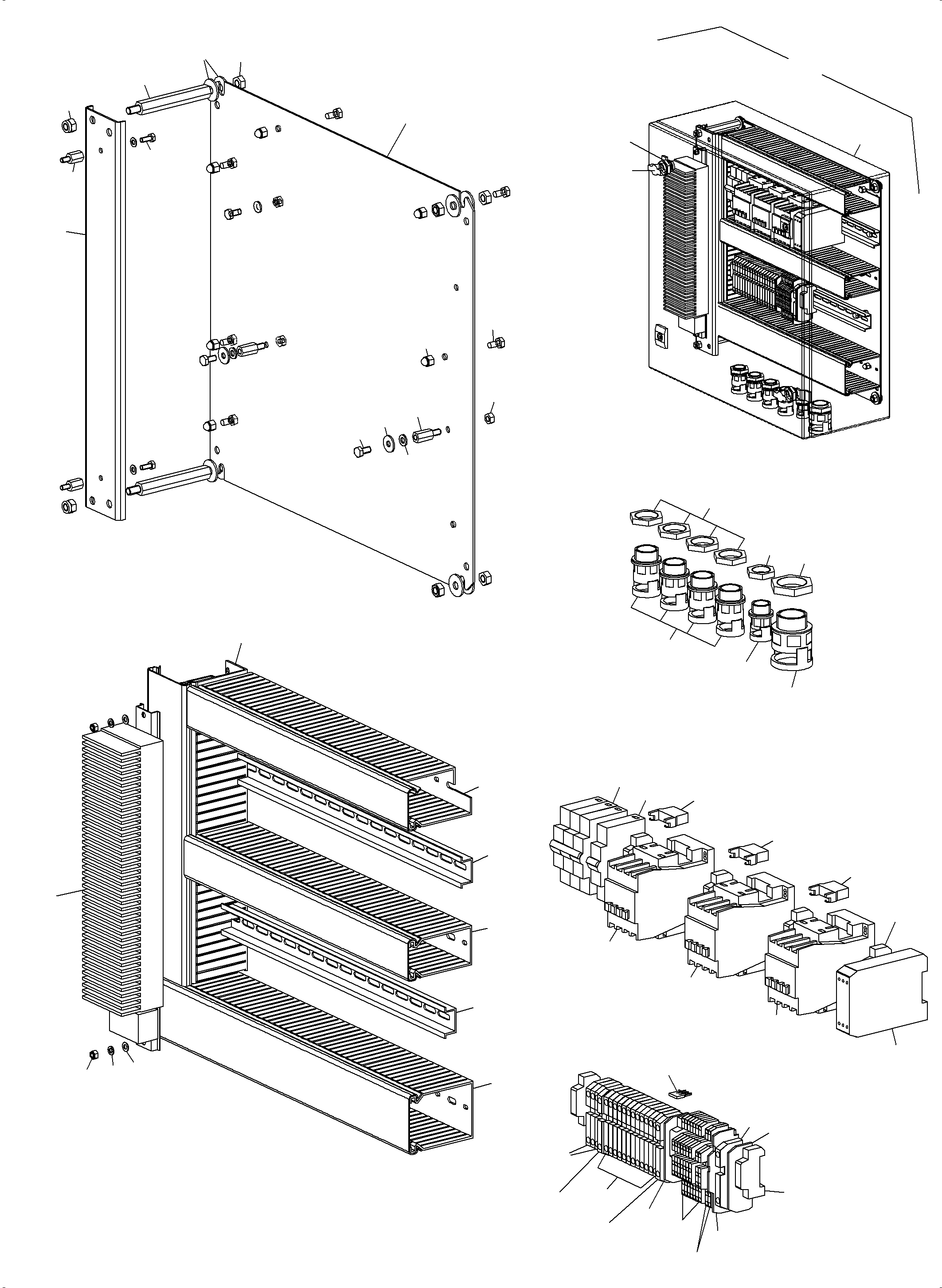 Switch cabinet ass. 798 812 73 KOMATSU