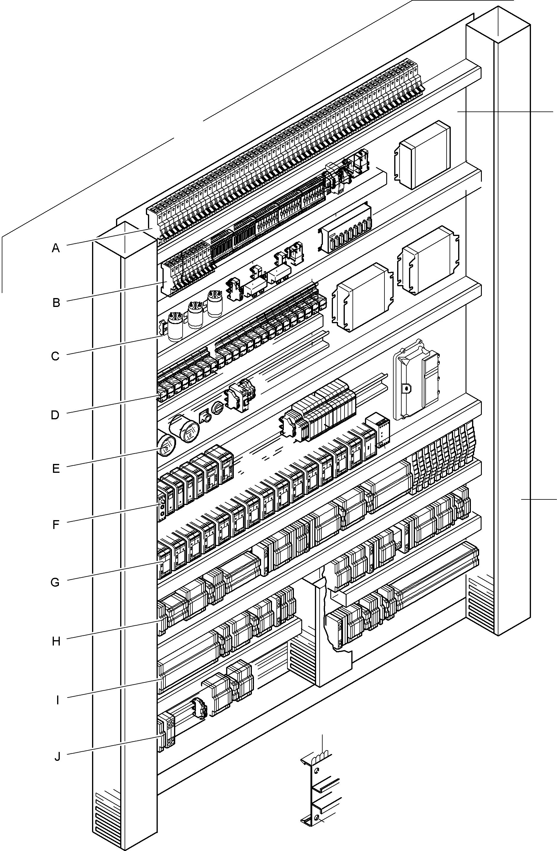 Switch framing assy. ORT 11 970 224 40 KOMATSU