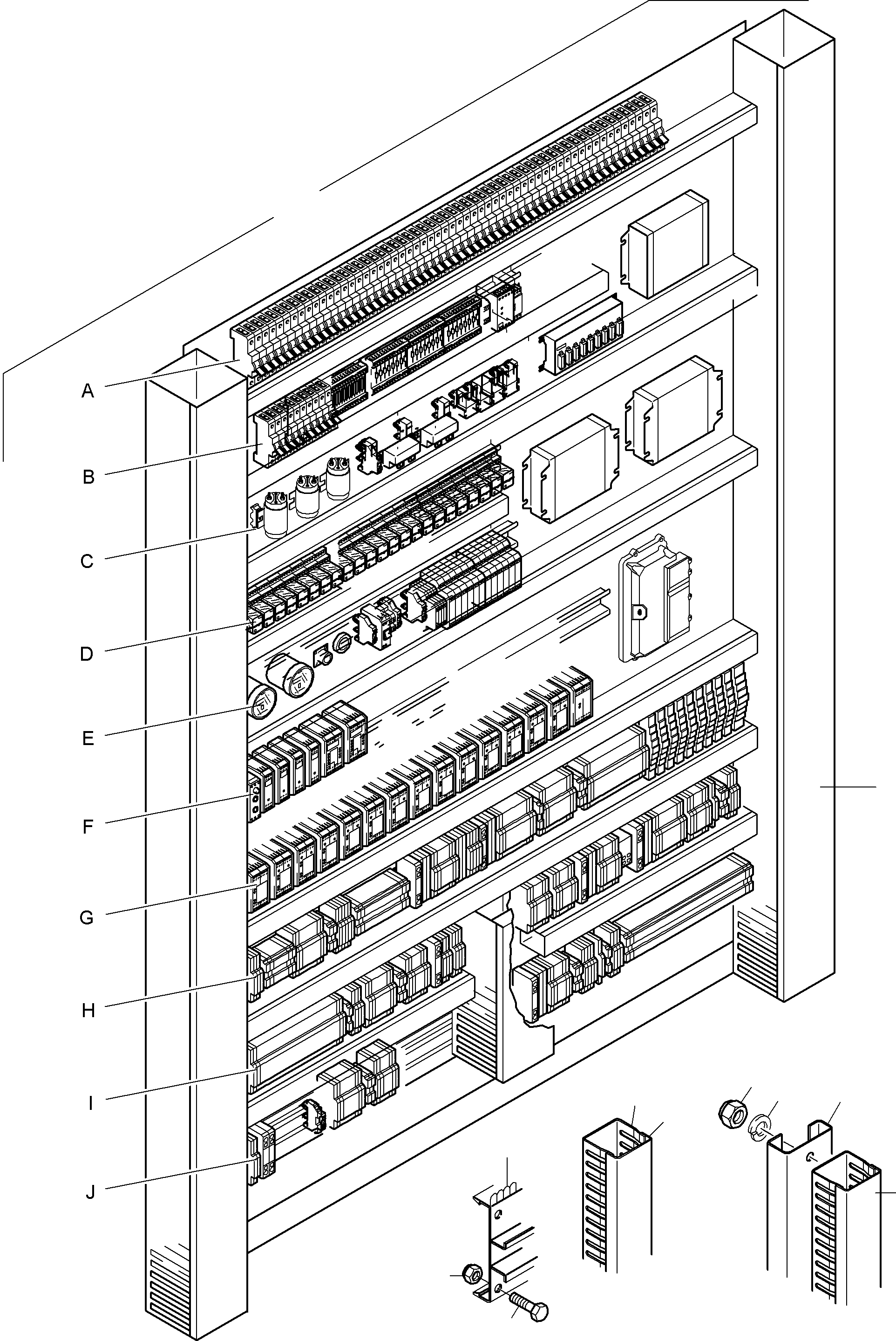 Switch framing assy. ORT 11 970 214 40 KOMATSU