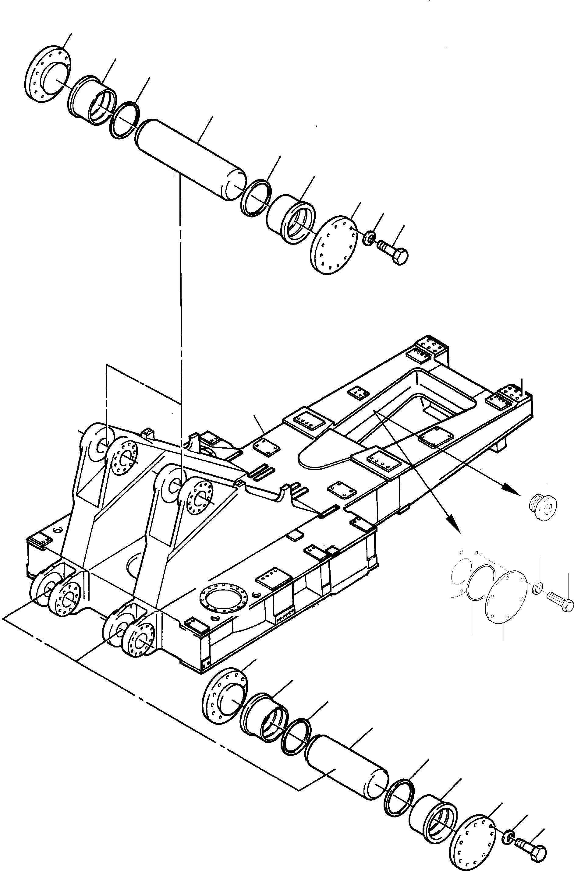 Втулка 970 584 40 KOMATSU