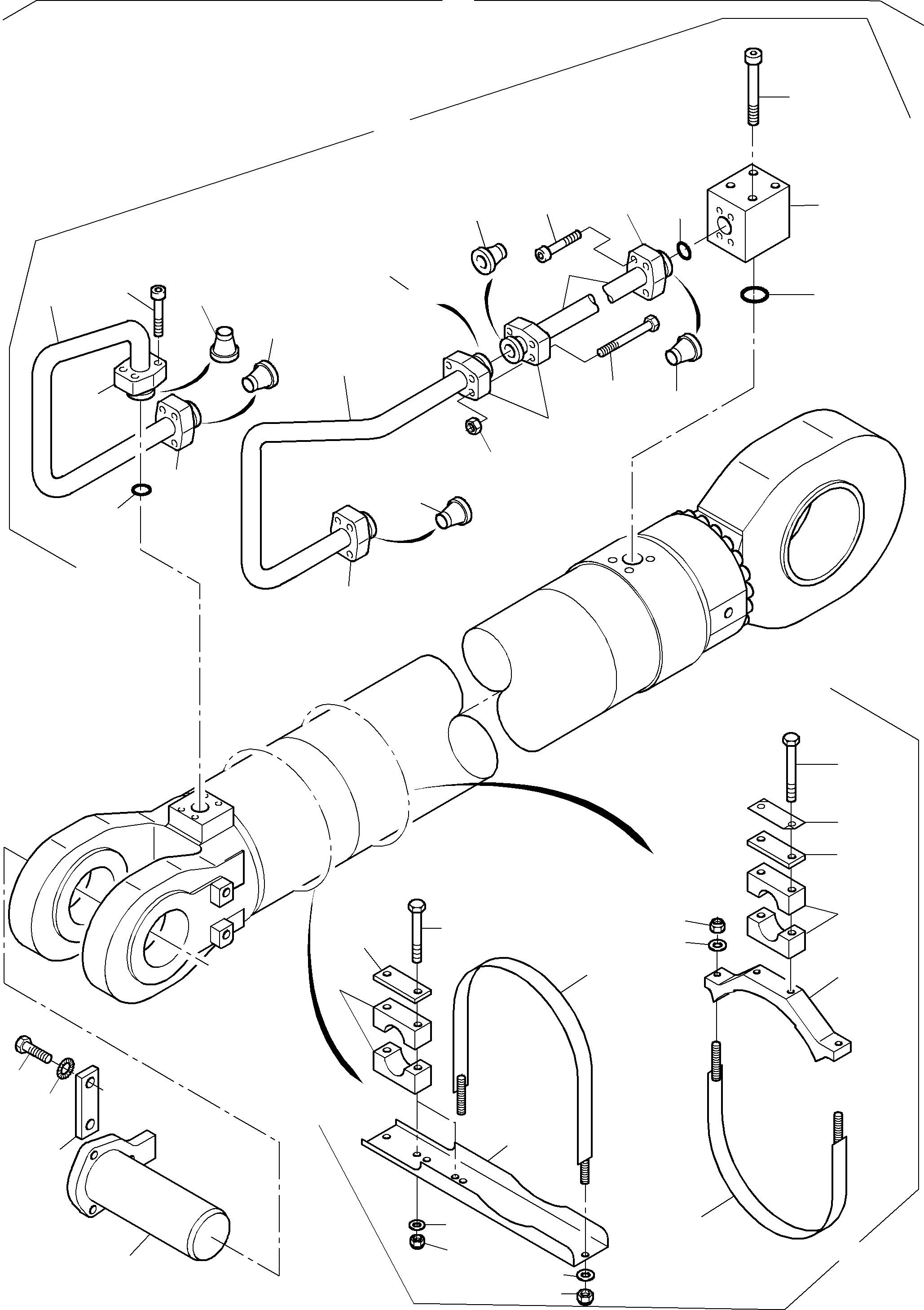 Pipe assy.Ø 65 794 134 73 KOMATSU