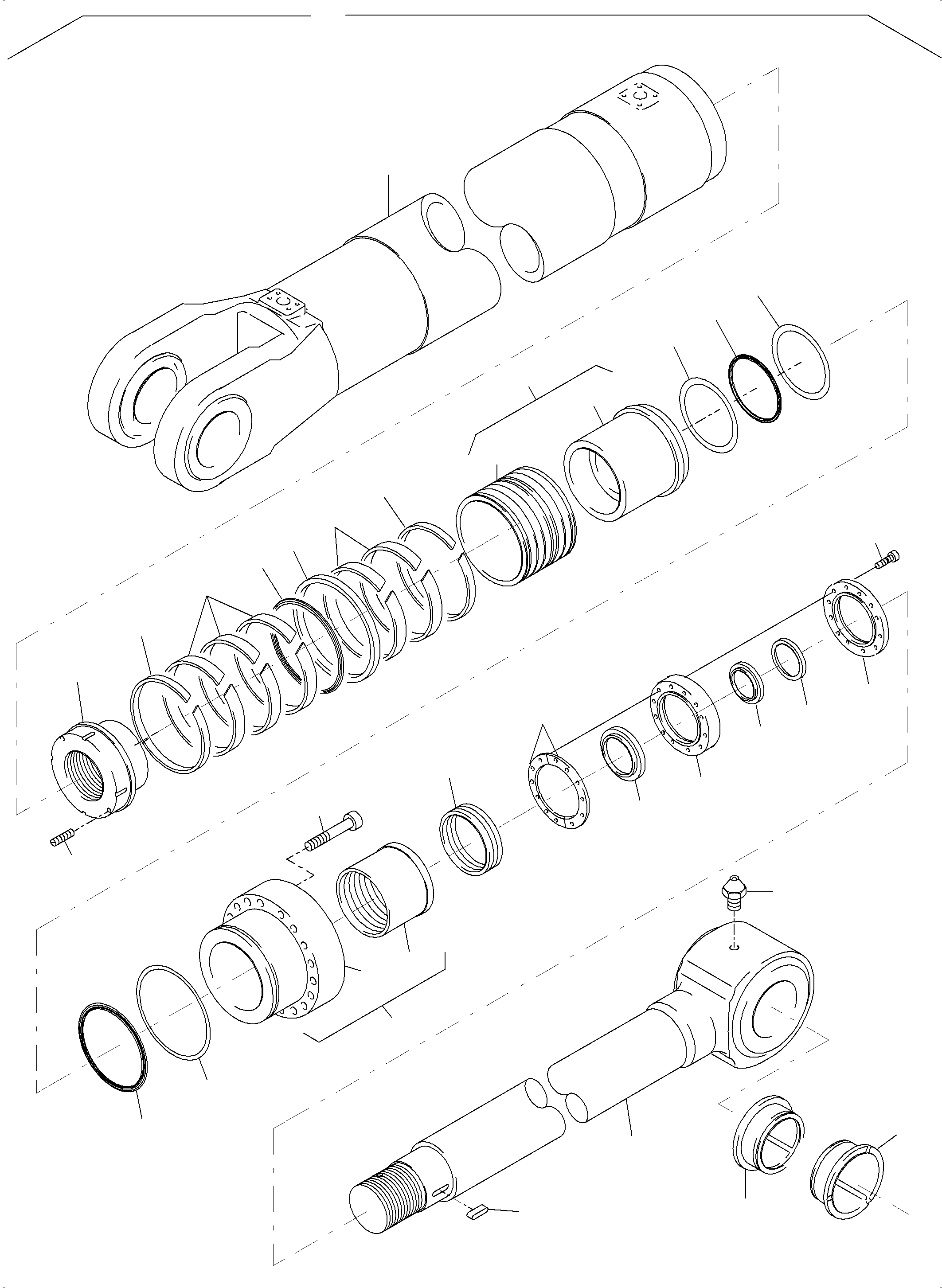 Комплект уплотнений - piston fig nos: 12-17 798 552 73 KOMATSU