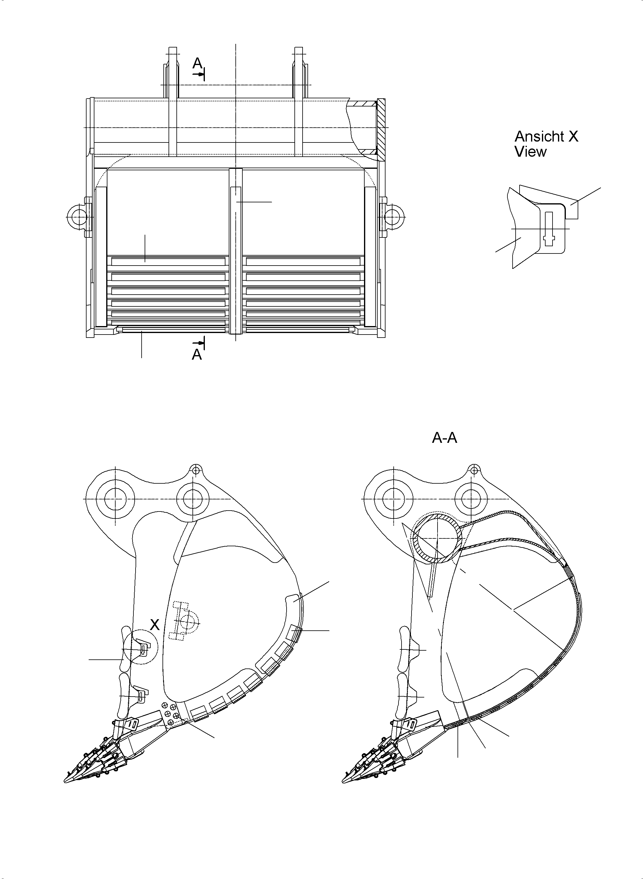 Wing shroud 906 993 40 KOMATSU