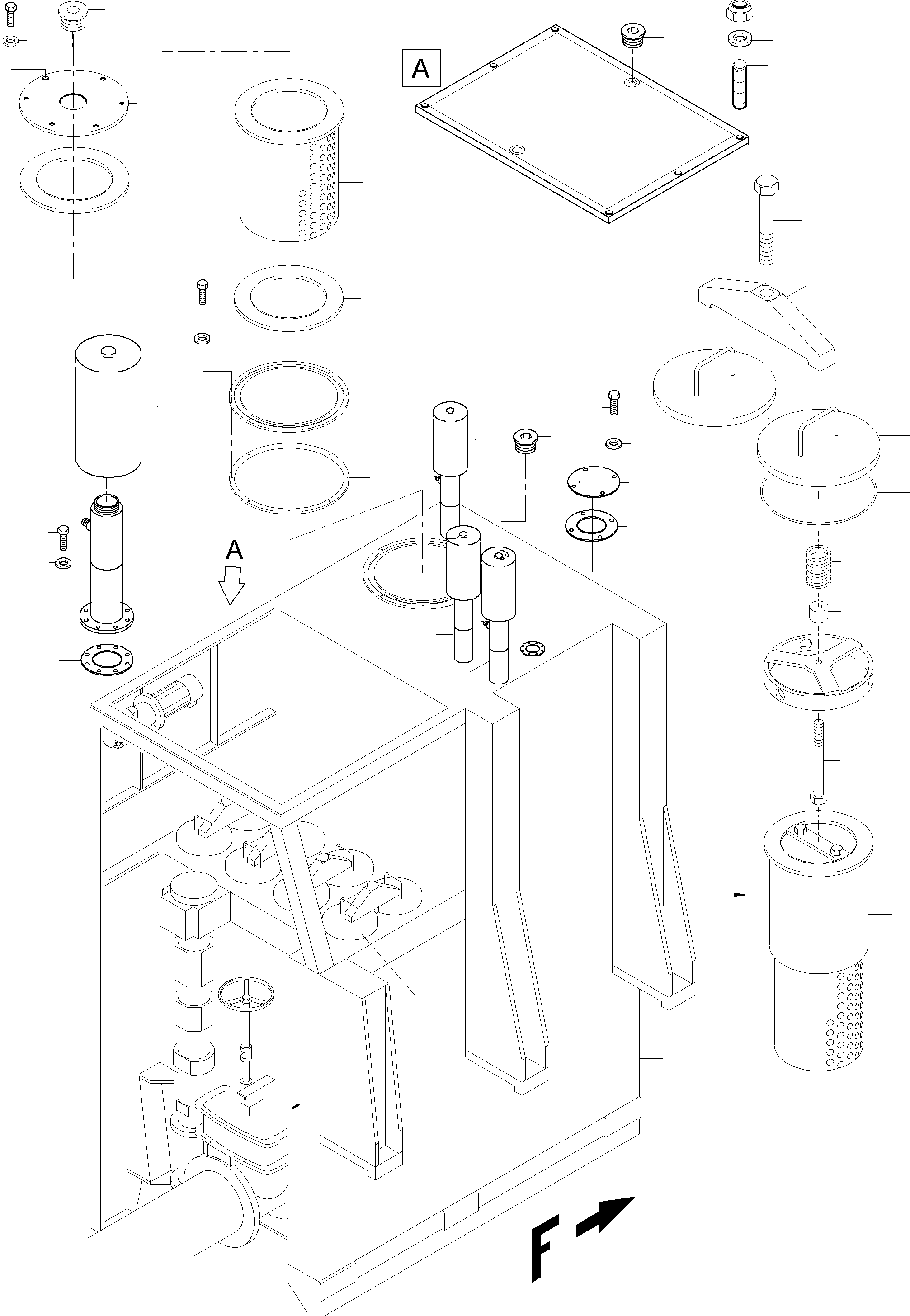Filter assy. 950 790 40 KOMATSU