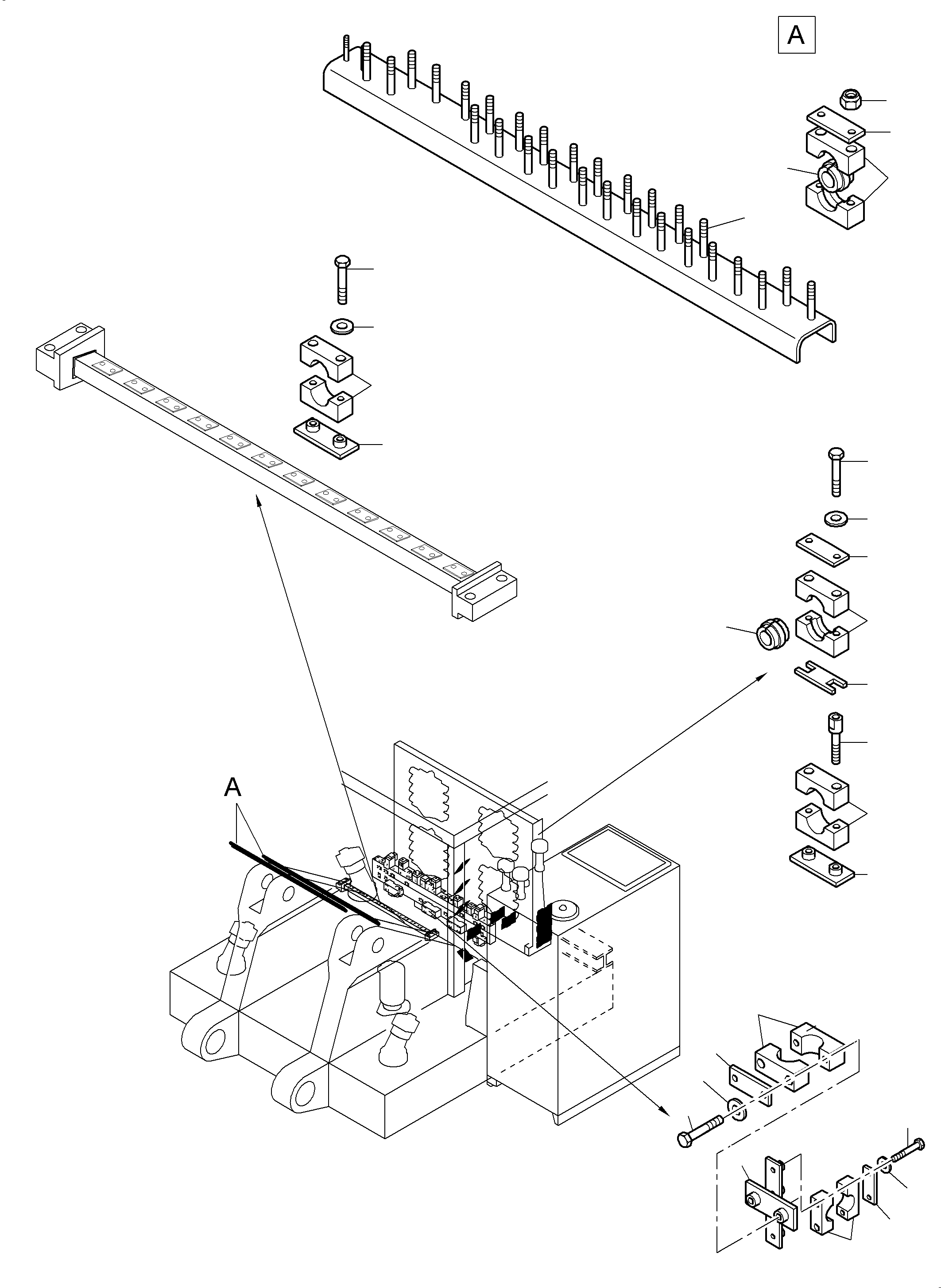 Хомут шланга 970 558 40 KOMATSU