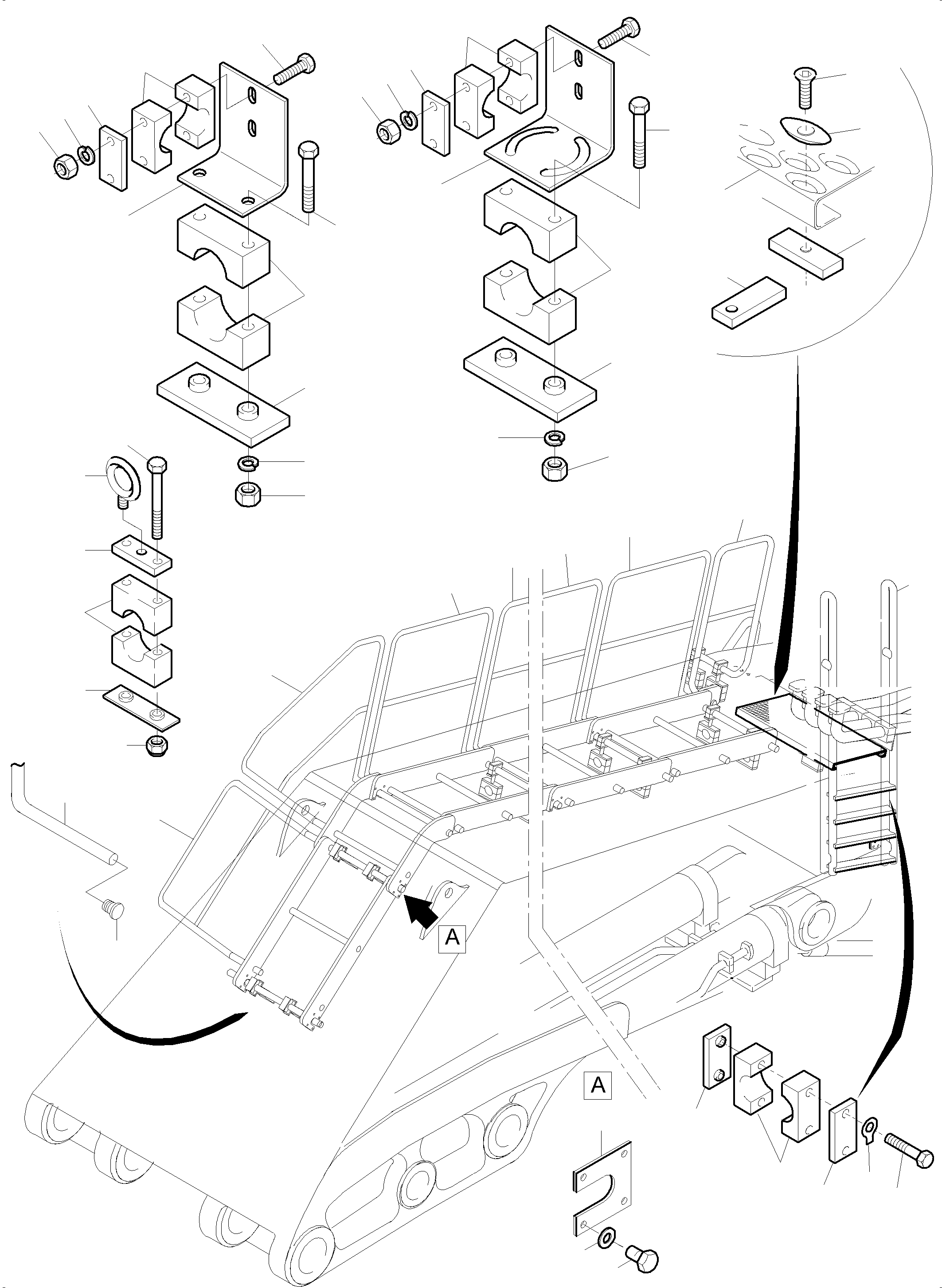 Фиксатор 969 980 40 KOMATSU