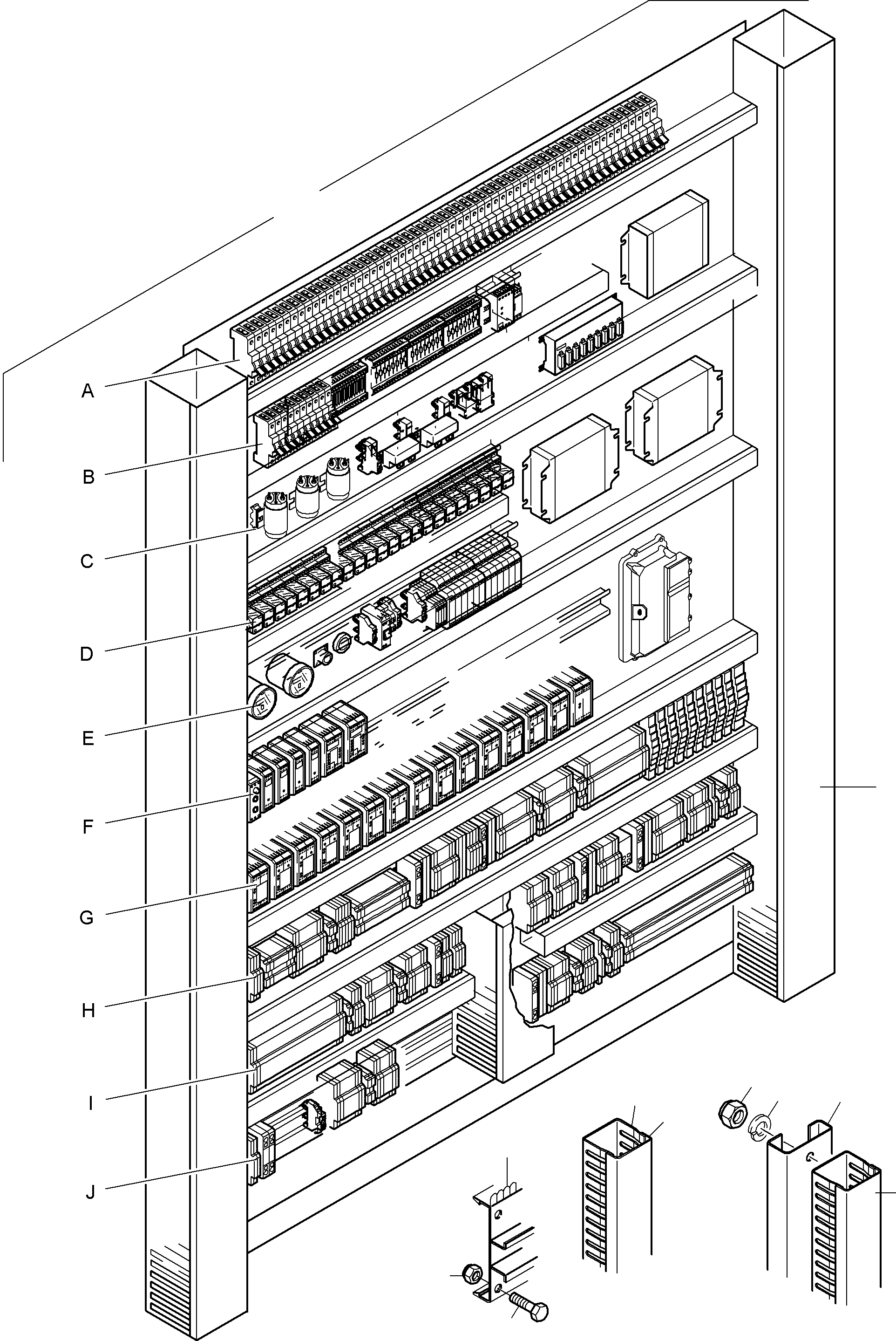 Switch framing assy. ORT 11 970 270 40 KOMATSU