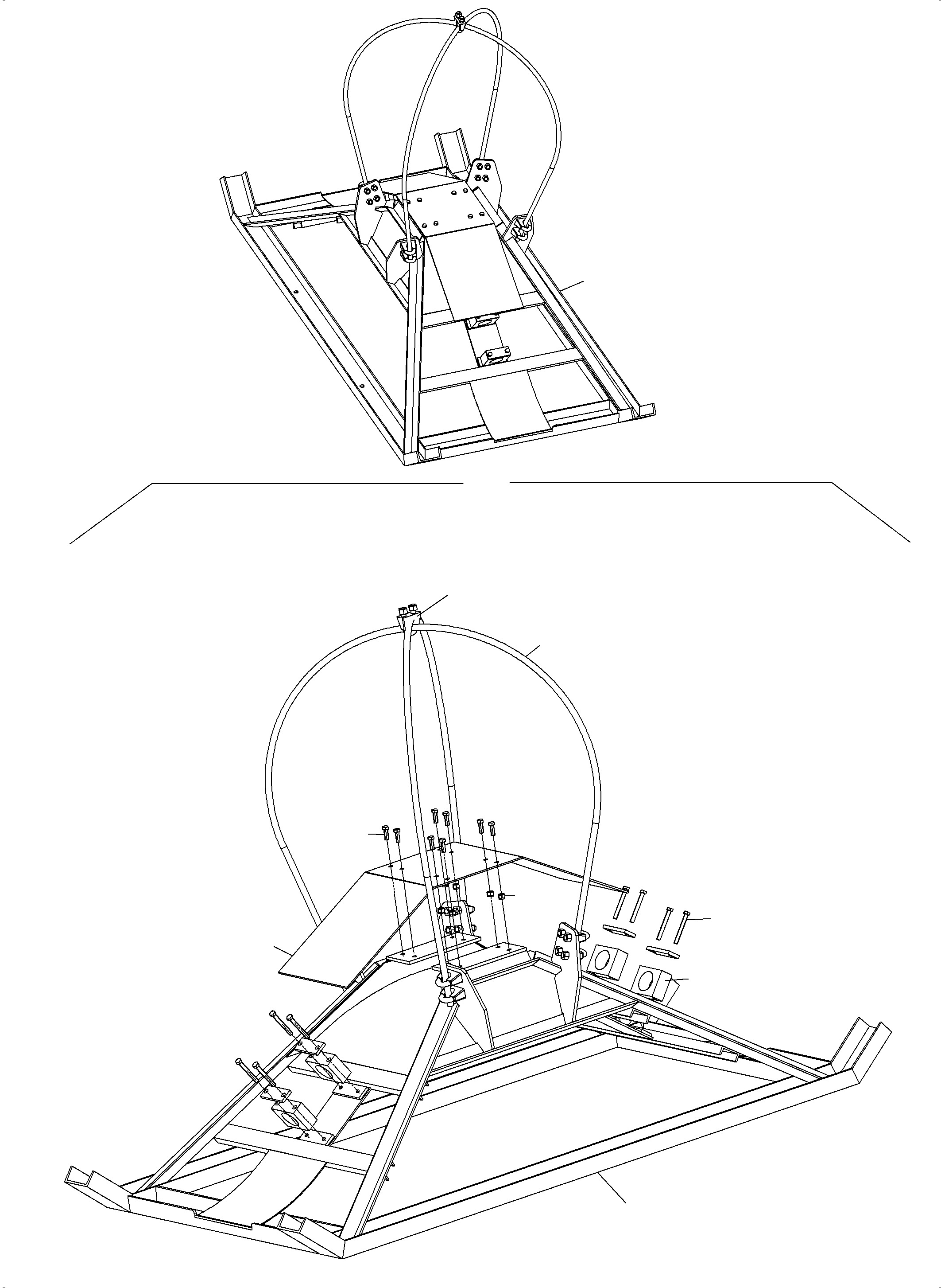 Lifting device for cable, cpl. 963 275 40 KOMATSU