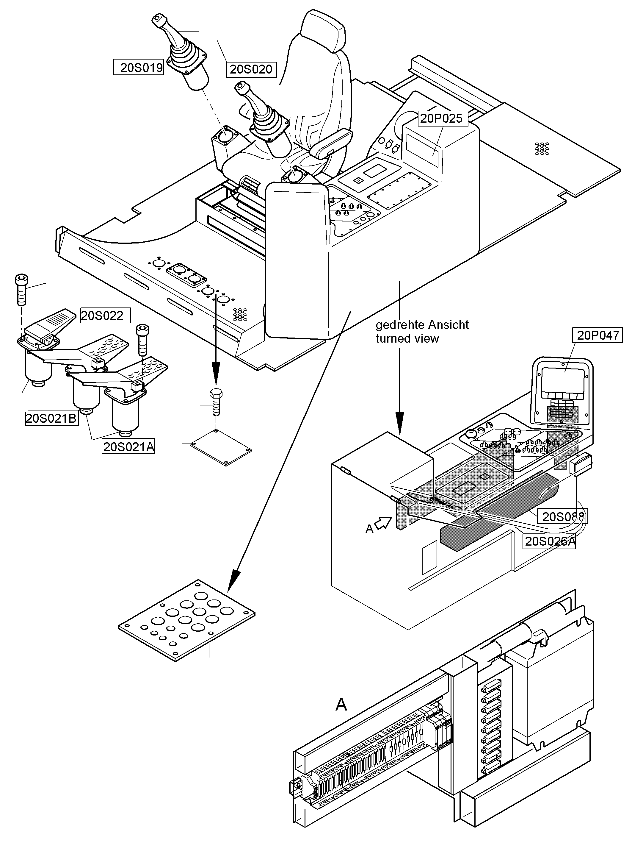 Монтажная пластина 978 000 40 KOMATSU
