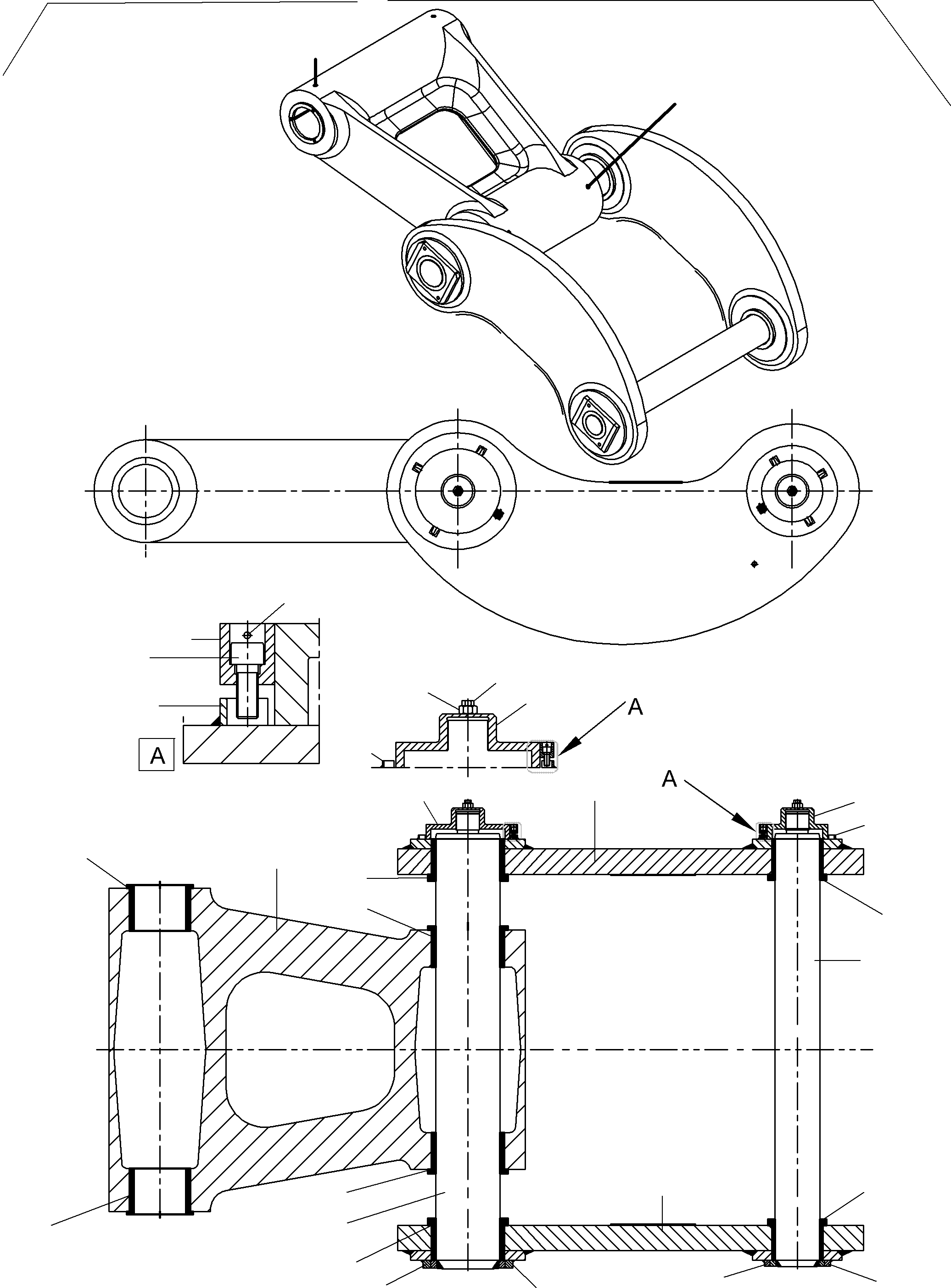Flanged bush bronze 971 249 40 KOMATSU
