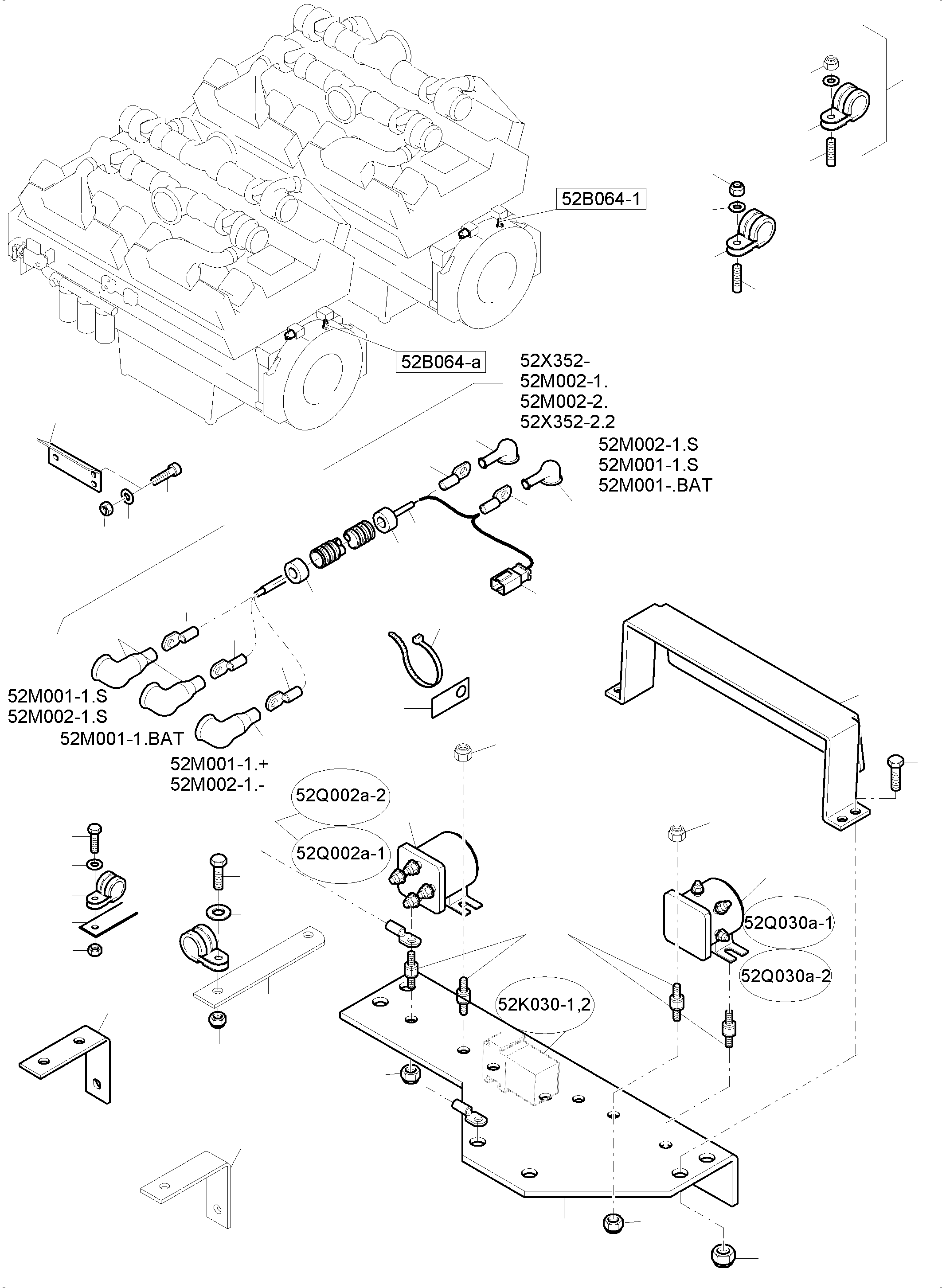 Harness engine 1 974 989 40 KOMATSU