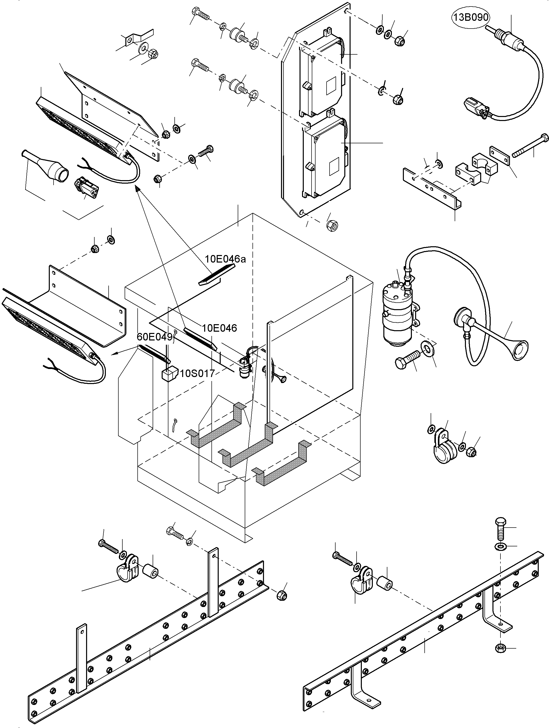 Assembly box assy. 983 902 40 KOMATSU