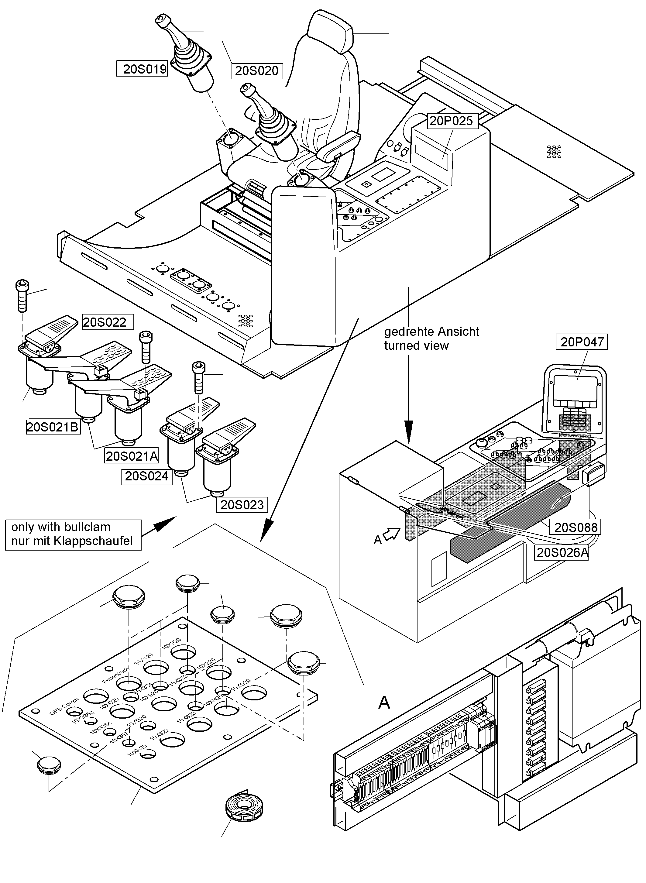 Socket plate assy. 983 931 40 KOMATSU