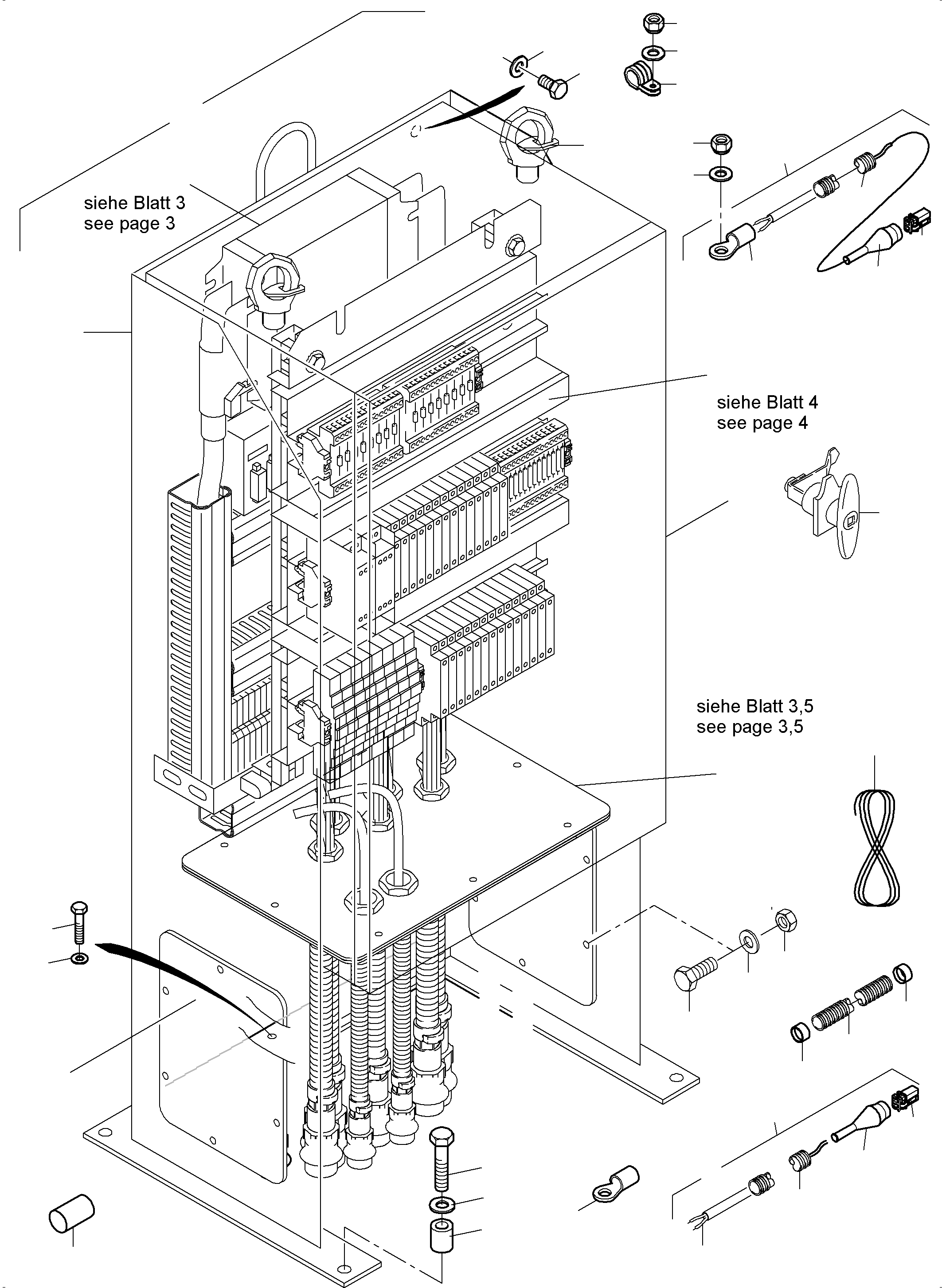 Switch framing assy. ORT 56 989 844 40 KOMATSU