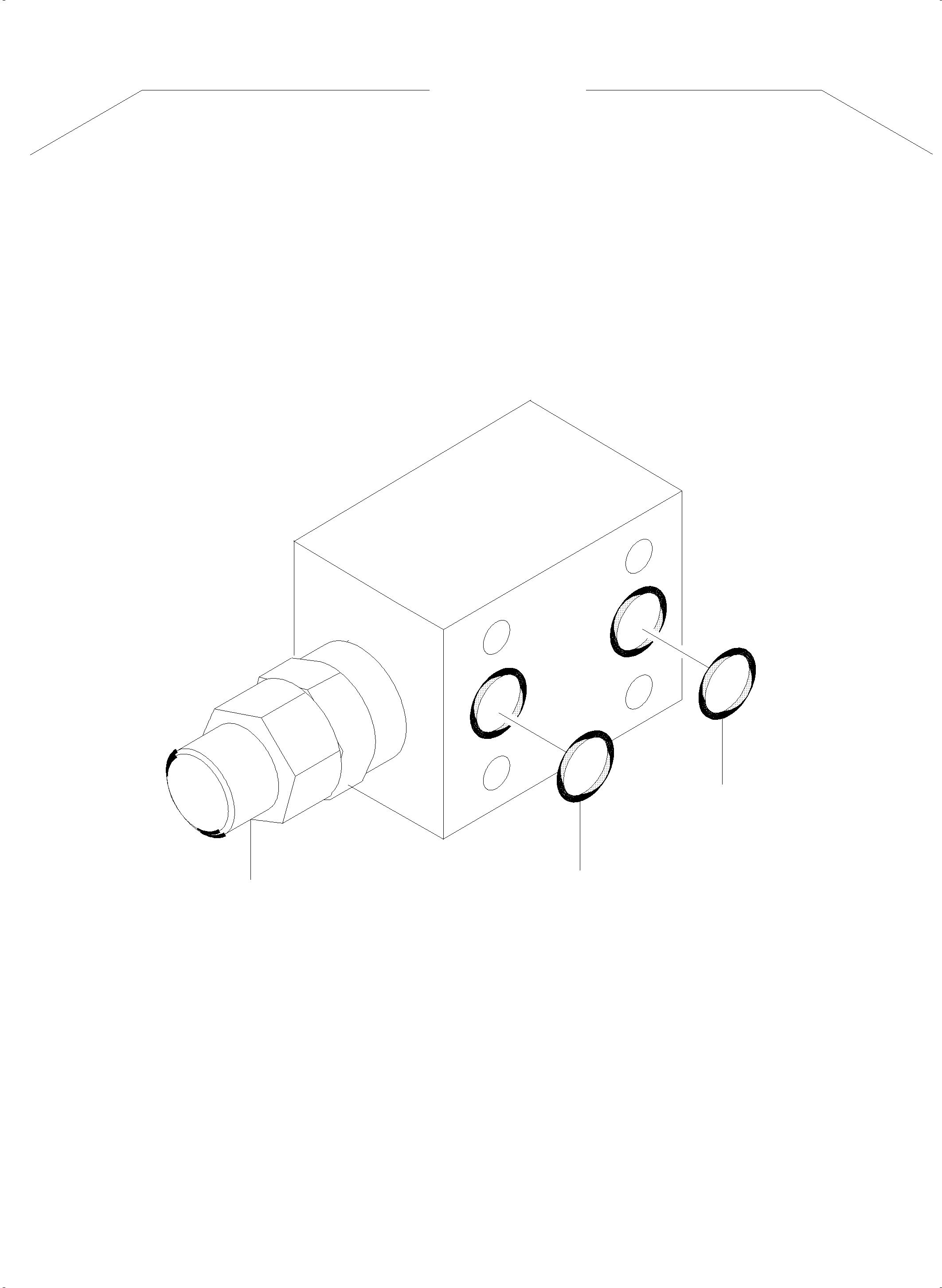 Valve, assy., adjusted 350 bar 951 907 40 KOMATSU