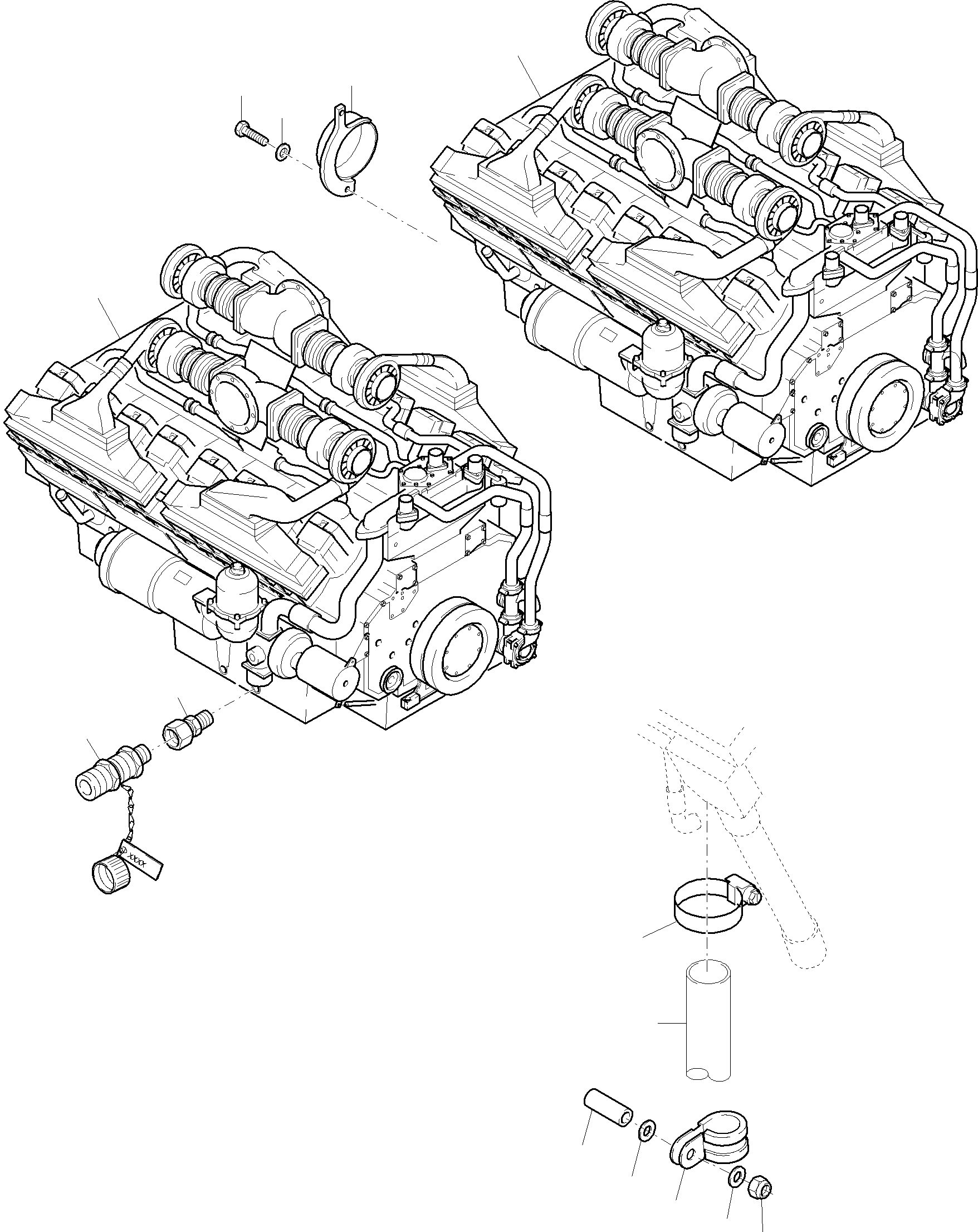 Крышка 995 100 40 KOMATSU