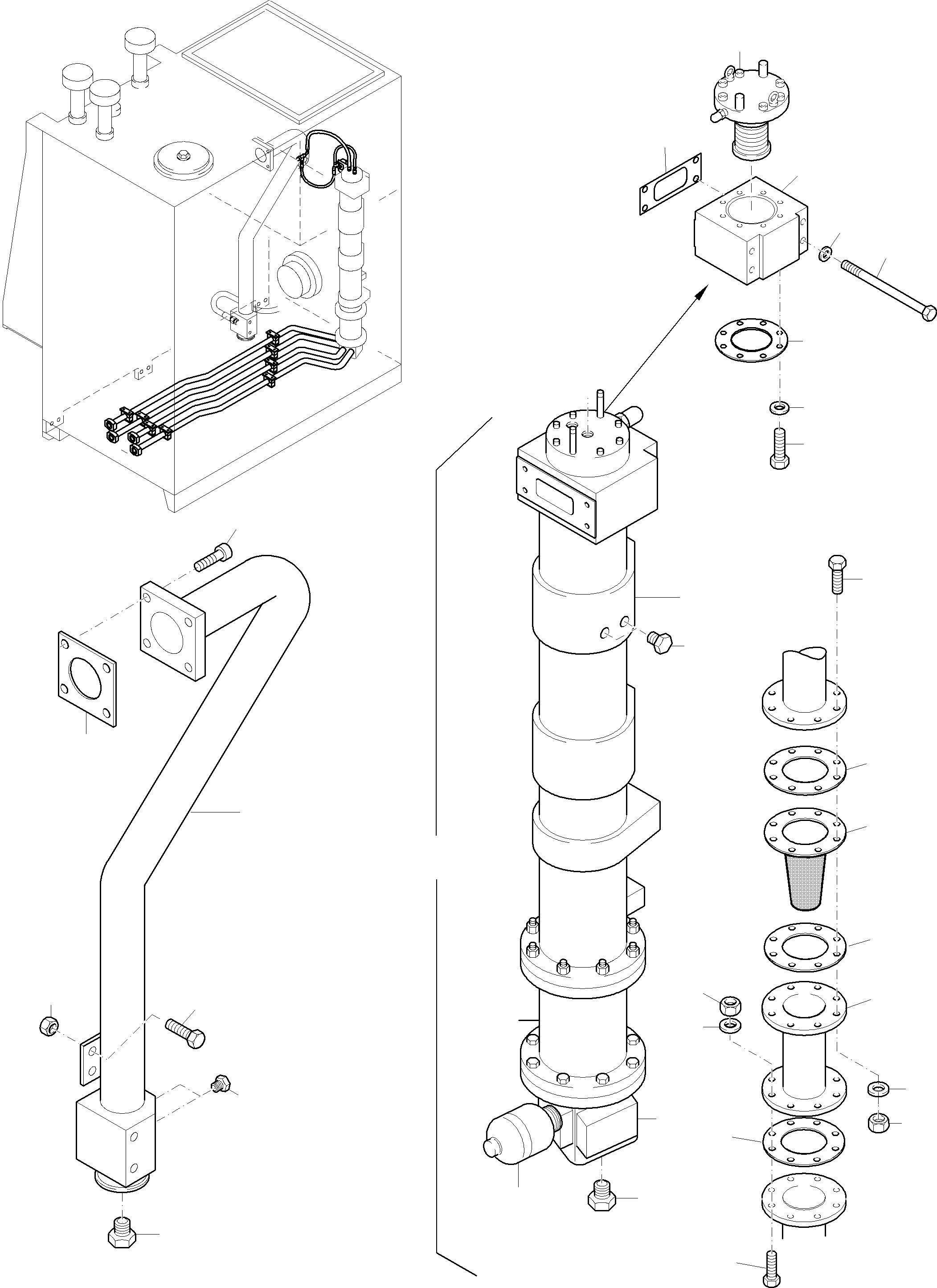 Diaphragm-type accumulator 979 477 40 KOMATSU