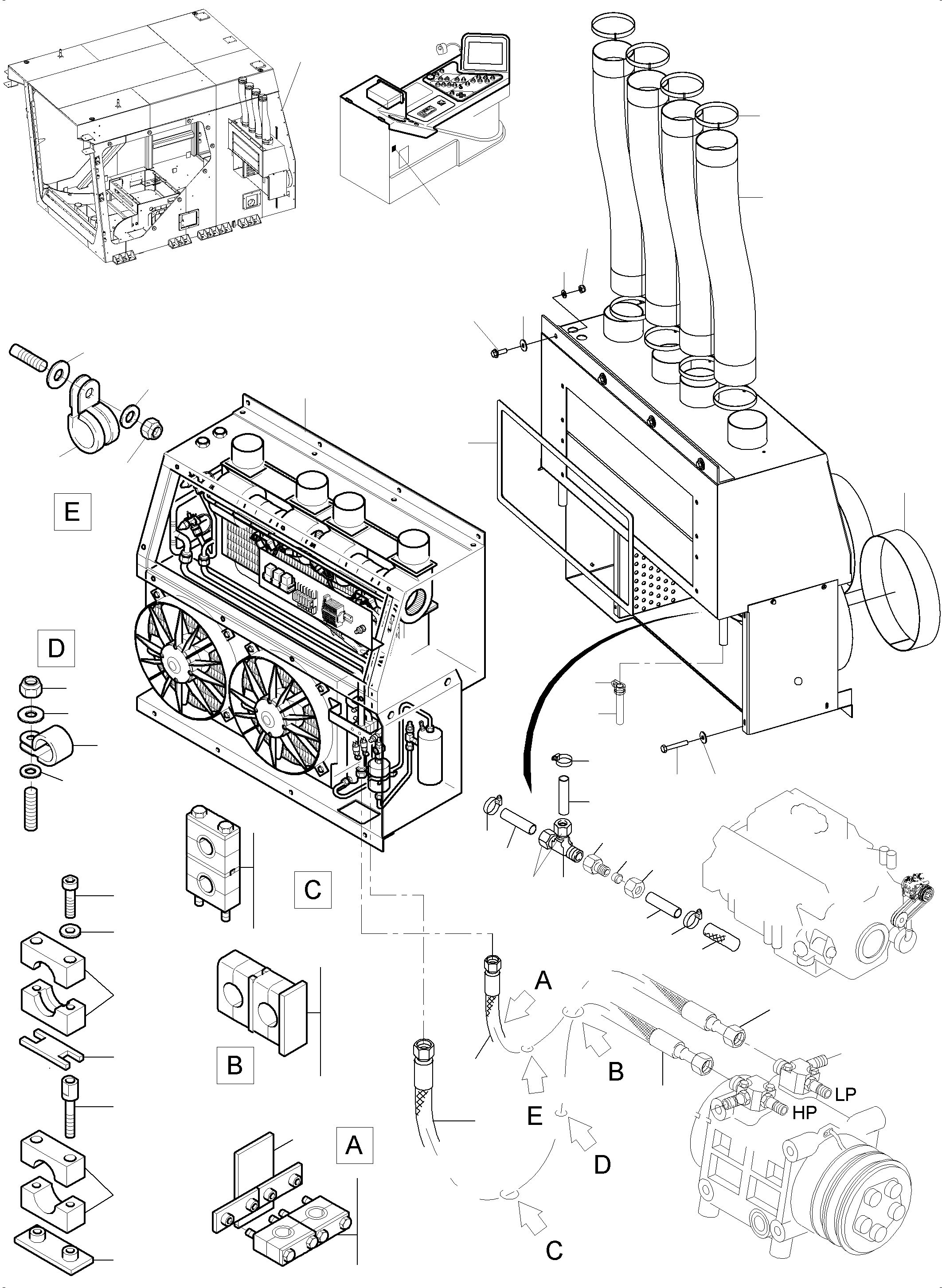 Label emission 520 039 98 KOMATSU
