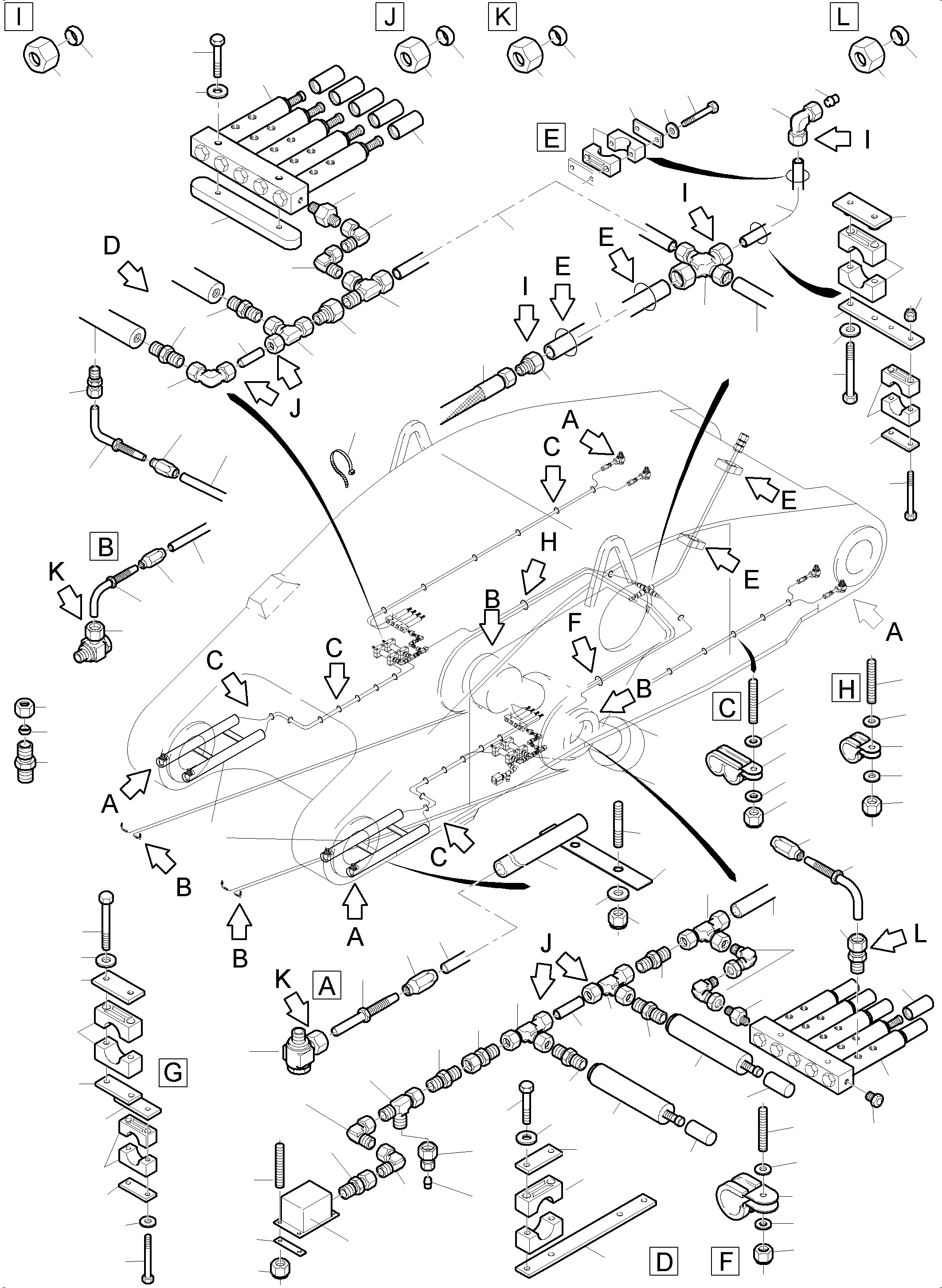Union Ø 25 976 341 40 KOMATSU
