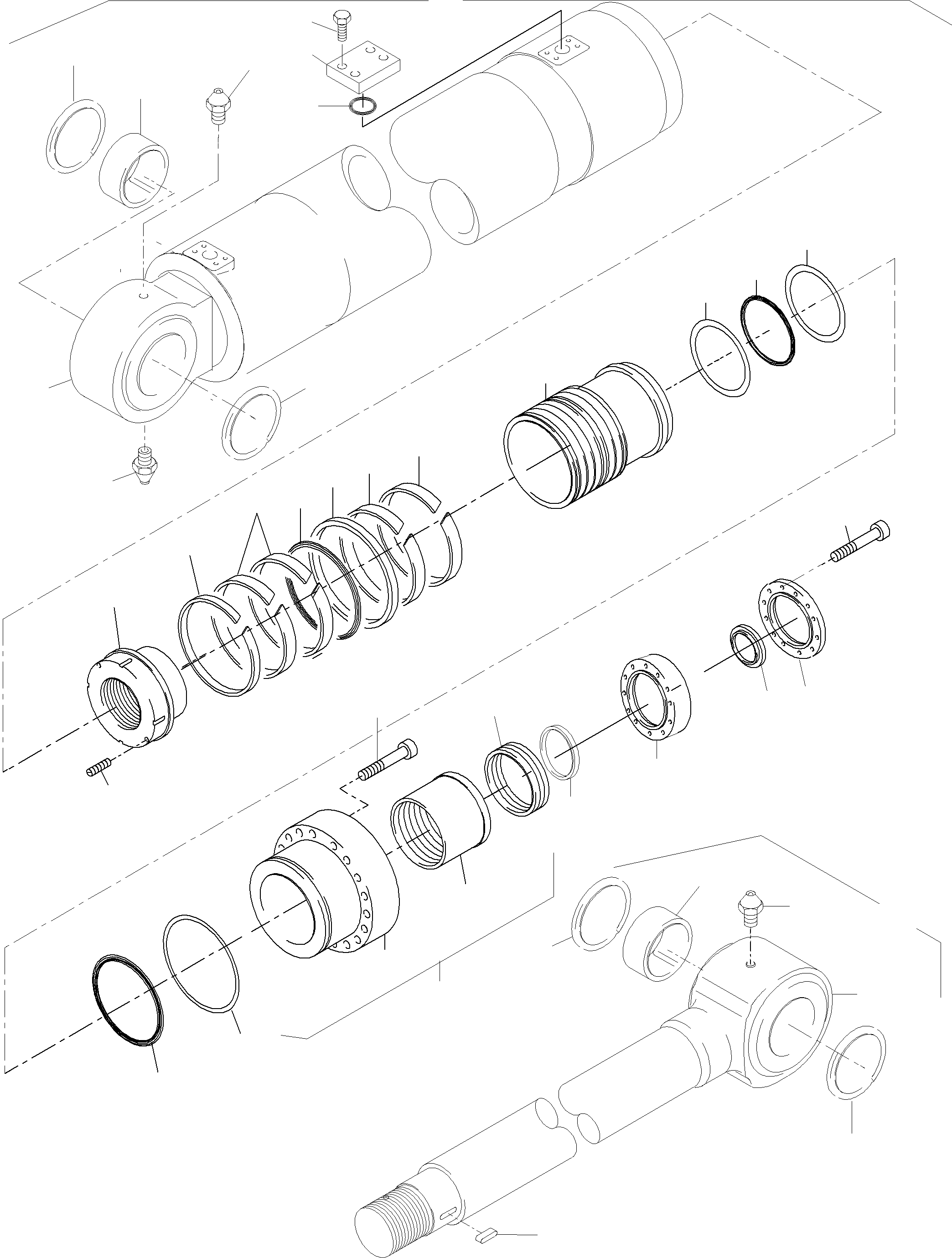 Комплект уплотнений - piston fig-nos: 16-21 790 435 73 KOMATSU