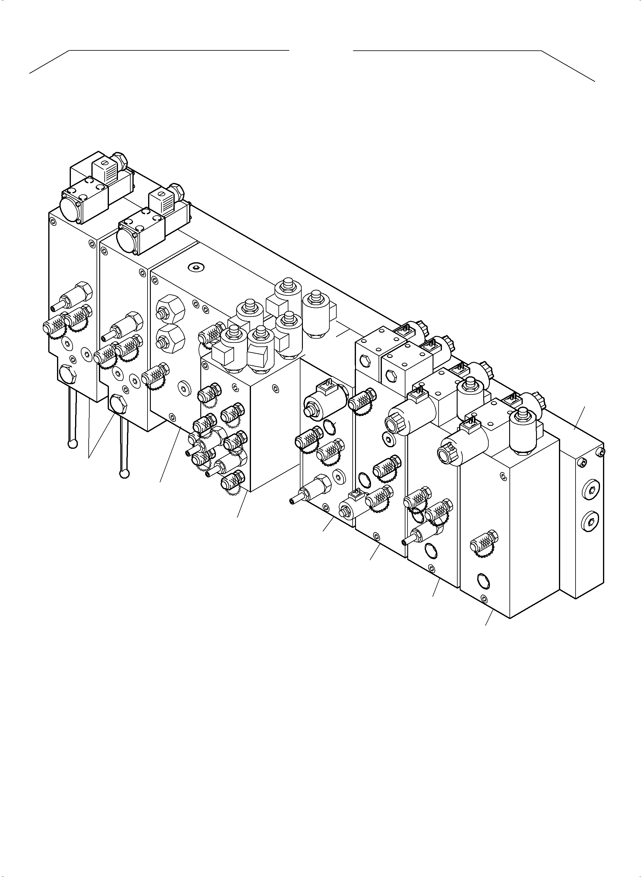 Cartridge block 951 745 40 KOMATSU