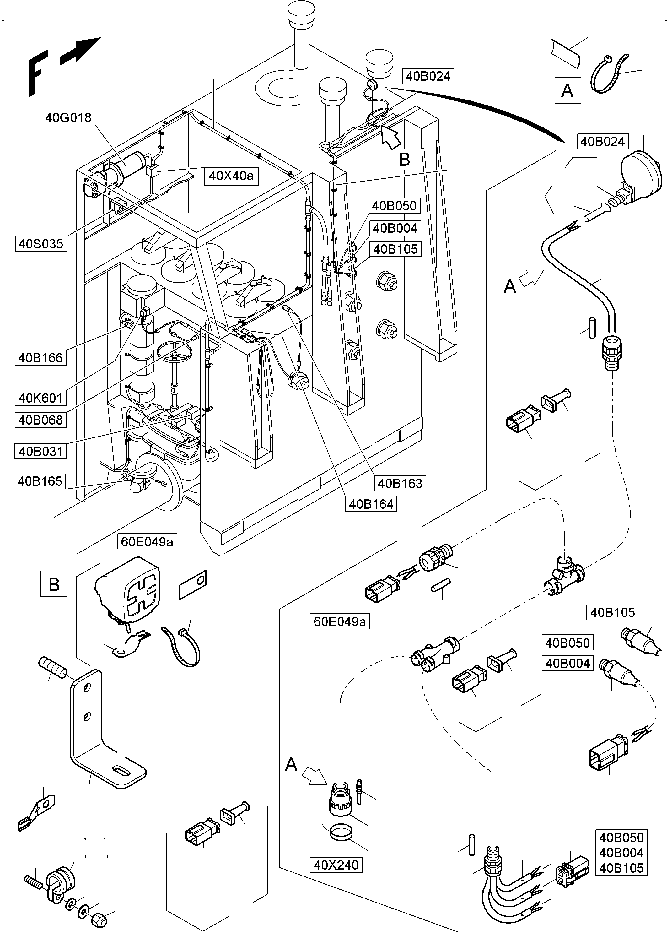 Комплект хомутов 505 219 98 KOMATSU
