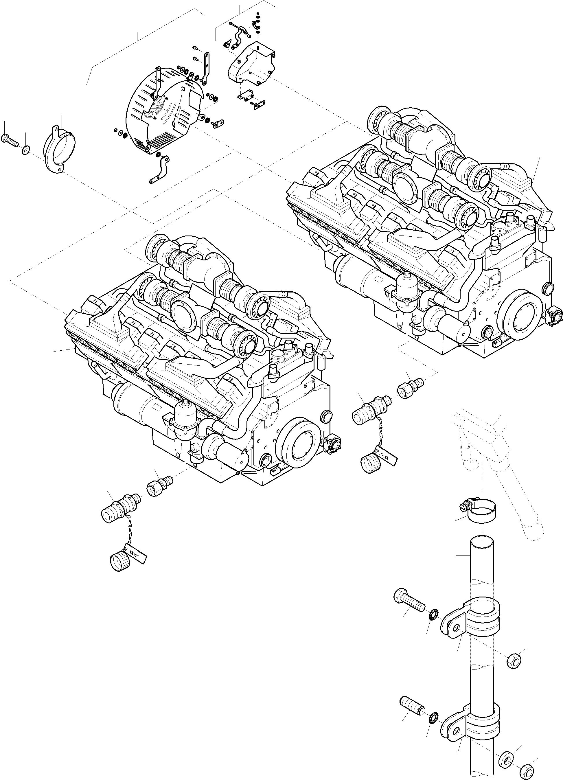 Хомут 500 048 98 KOMATSU