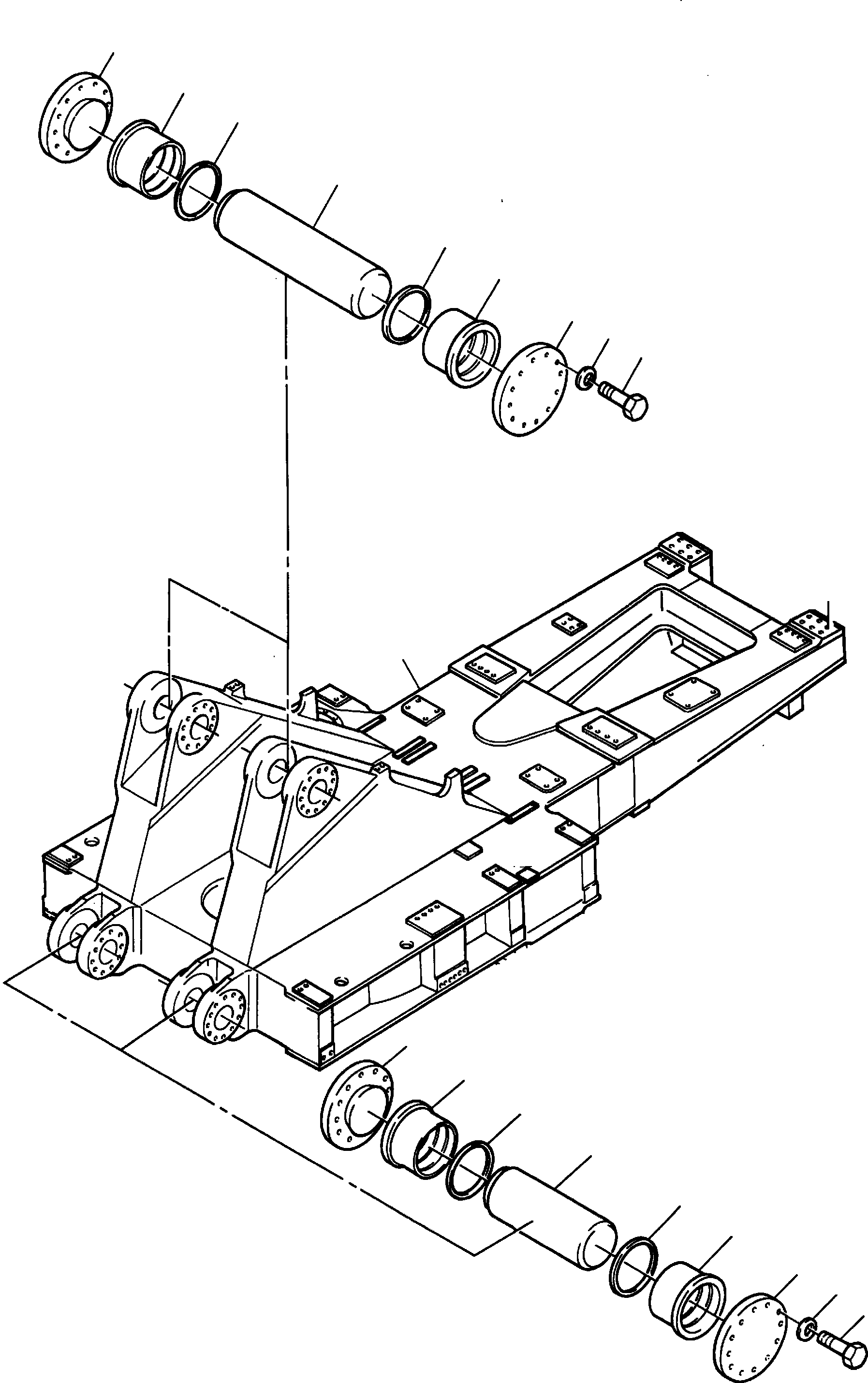 Superstruct. platform MB 998 300 40 KOMATSU