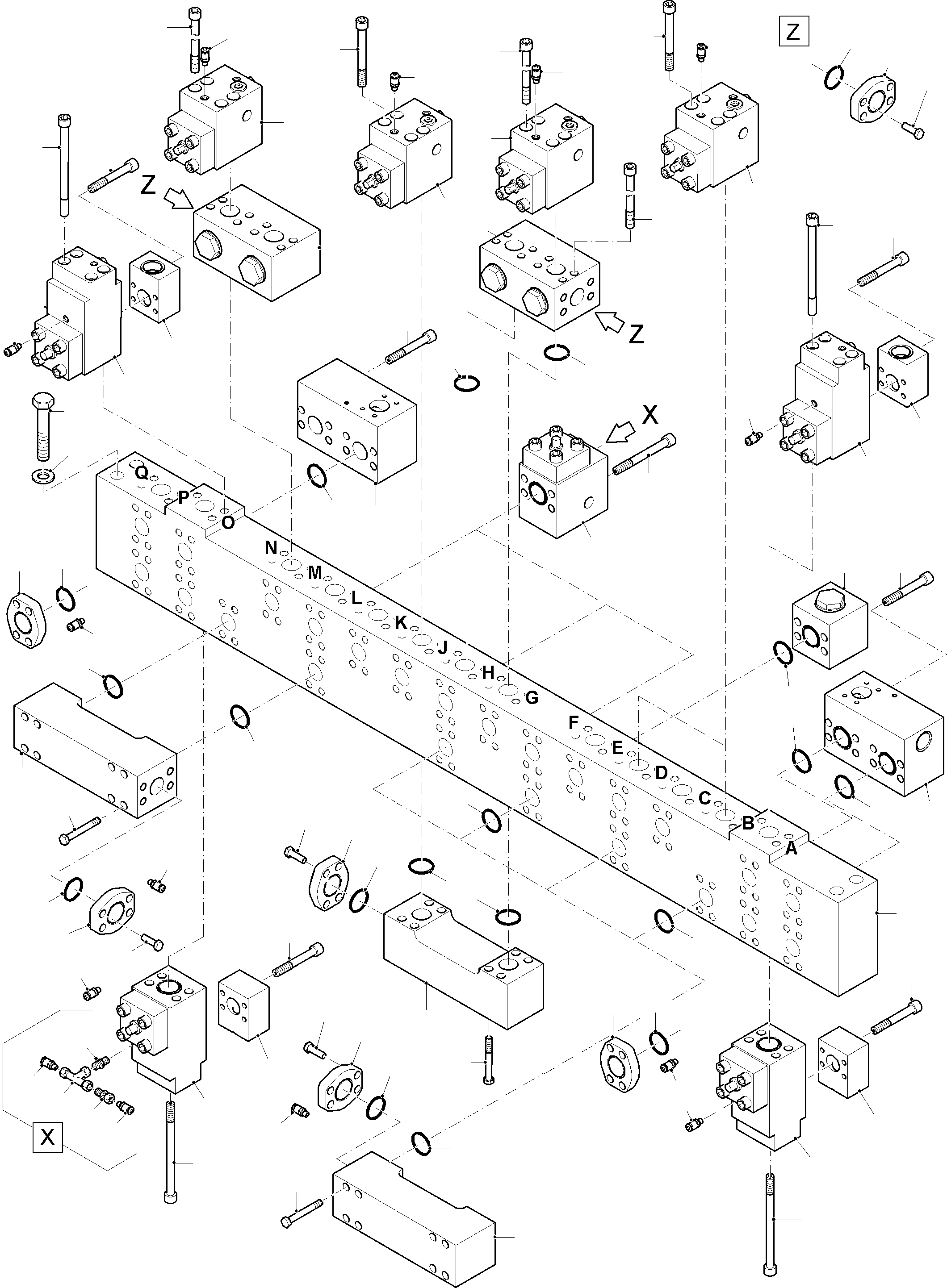 Intermediate flange 999 423 40 KOMATSU