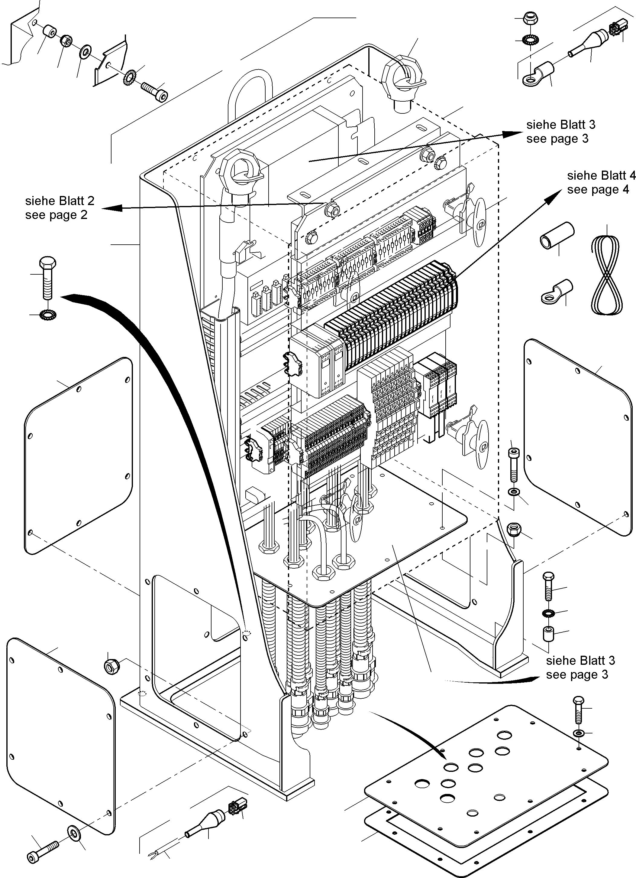 Switch framing assy. ORT 56 101 830 42 KOMATSU