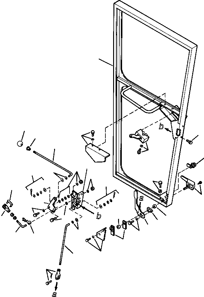 DOOR WELDMENT 1438 319 H91 KOMATSU