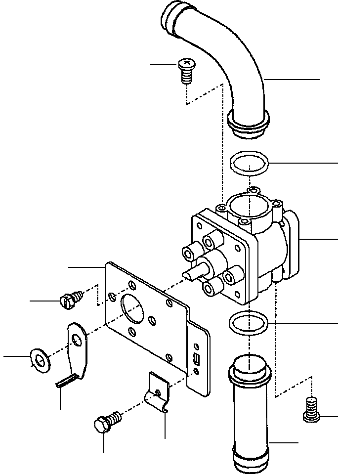 VALVE, HEATER CONTROL 1432 888 H91 KOMATSU