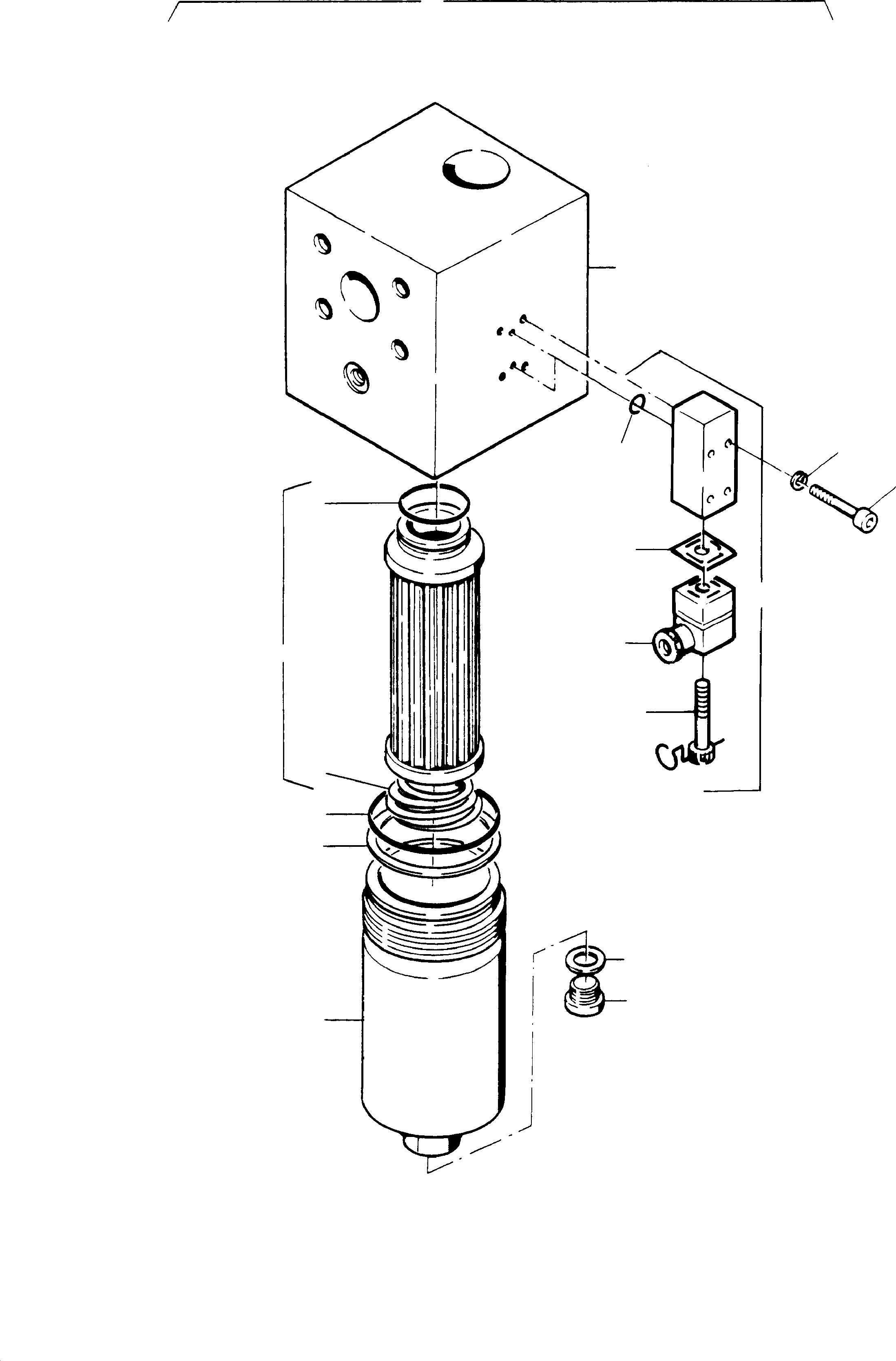 H.P. filter assy. 440 889 40 KOMATSU