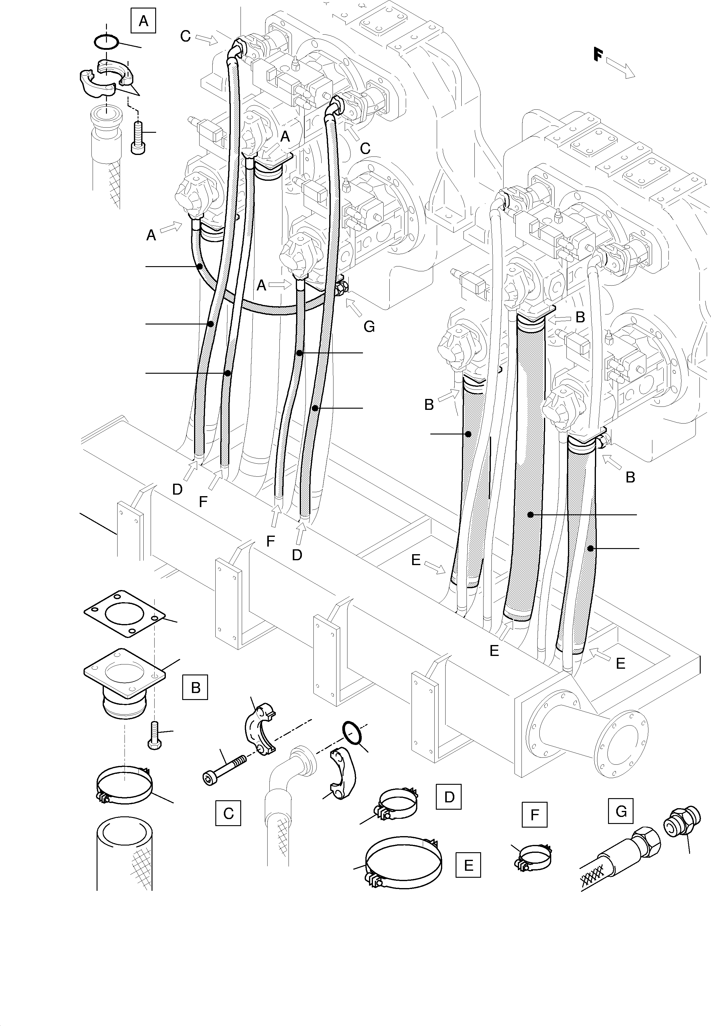 Intake 901 059 40 KOMATSU