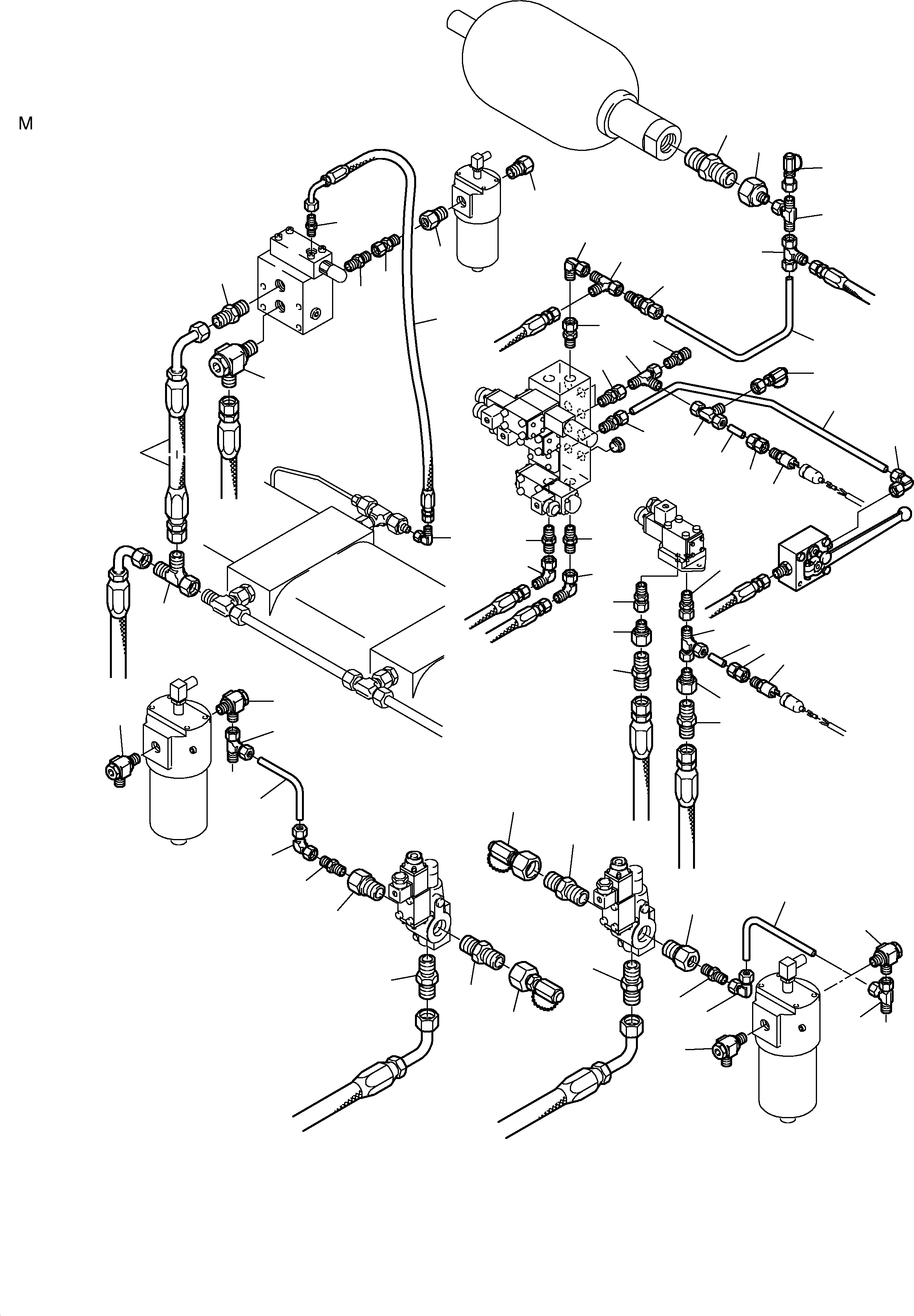 Pipe assy. Ø 30 674 948 40 KOMATSU