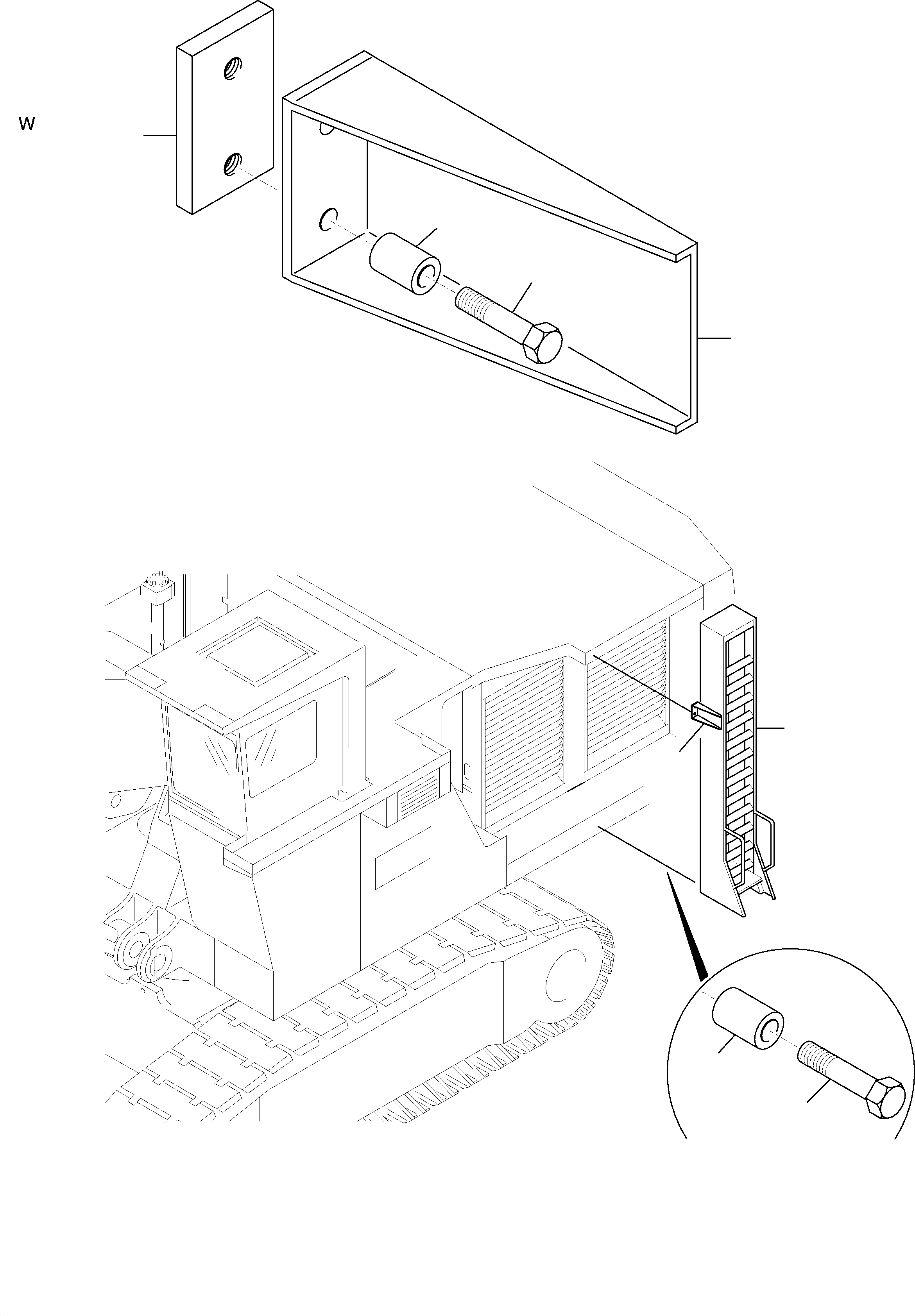 Фиксатор 653 503 40 KOMATSU