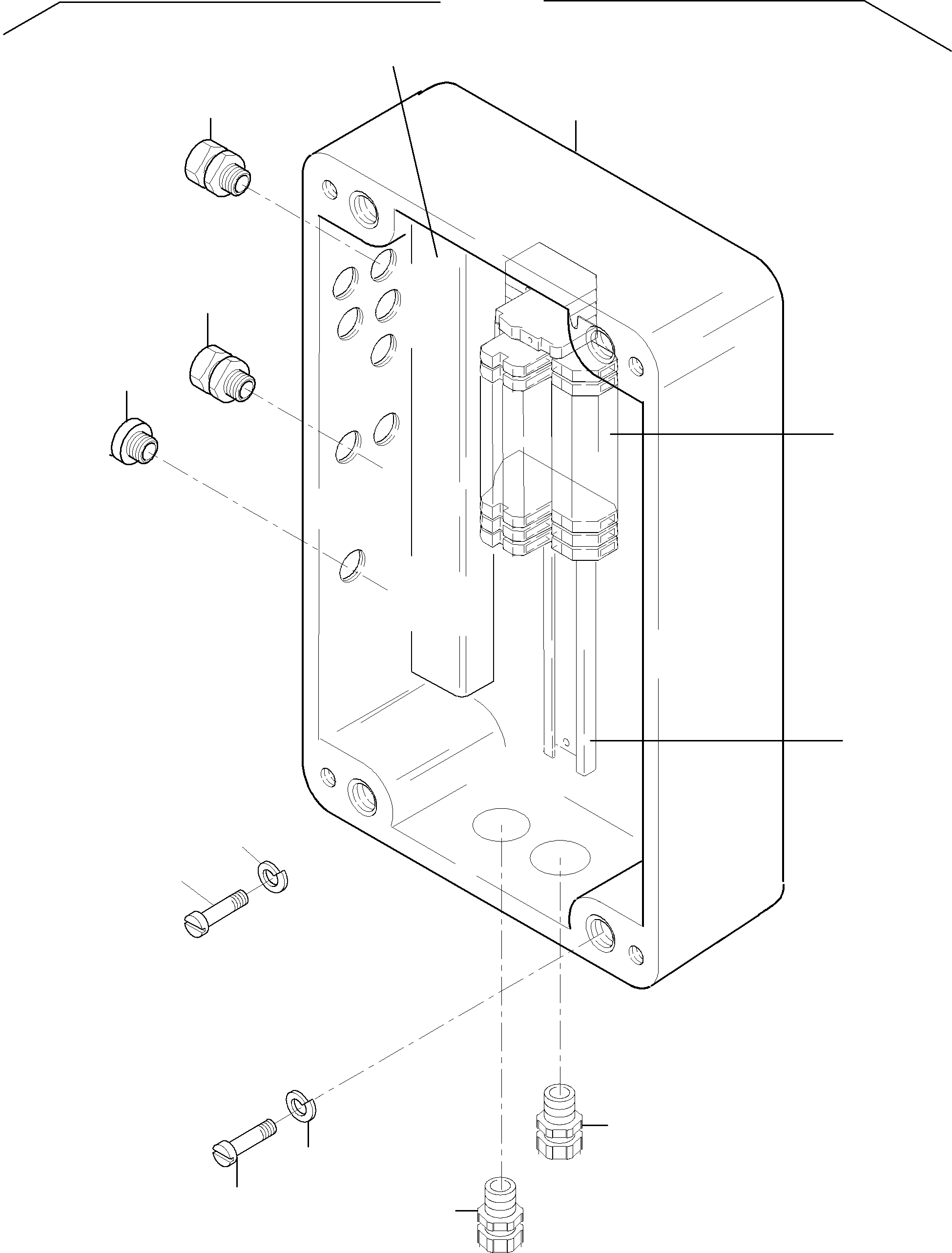 Junction box assy. 794 428 73 KOMATSU